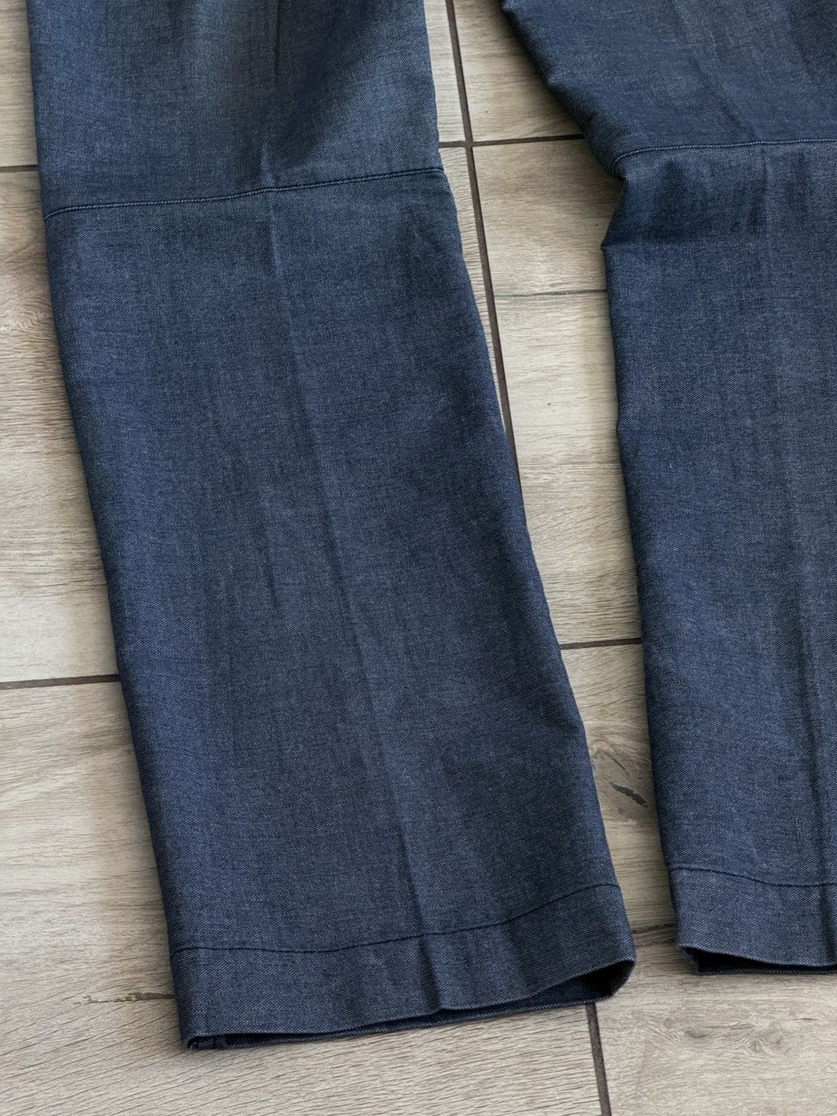 Prada Woman's Prada Red Tab Gray Denim Light Pant Size 42 Size 28" / US 6 / IT 42 - 8 Thumbnail
