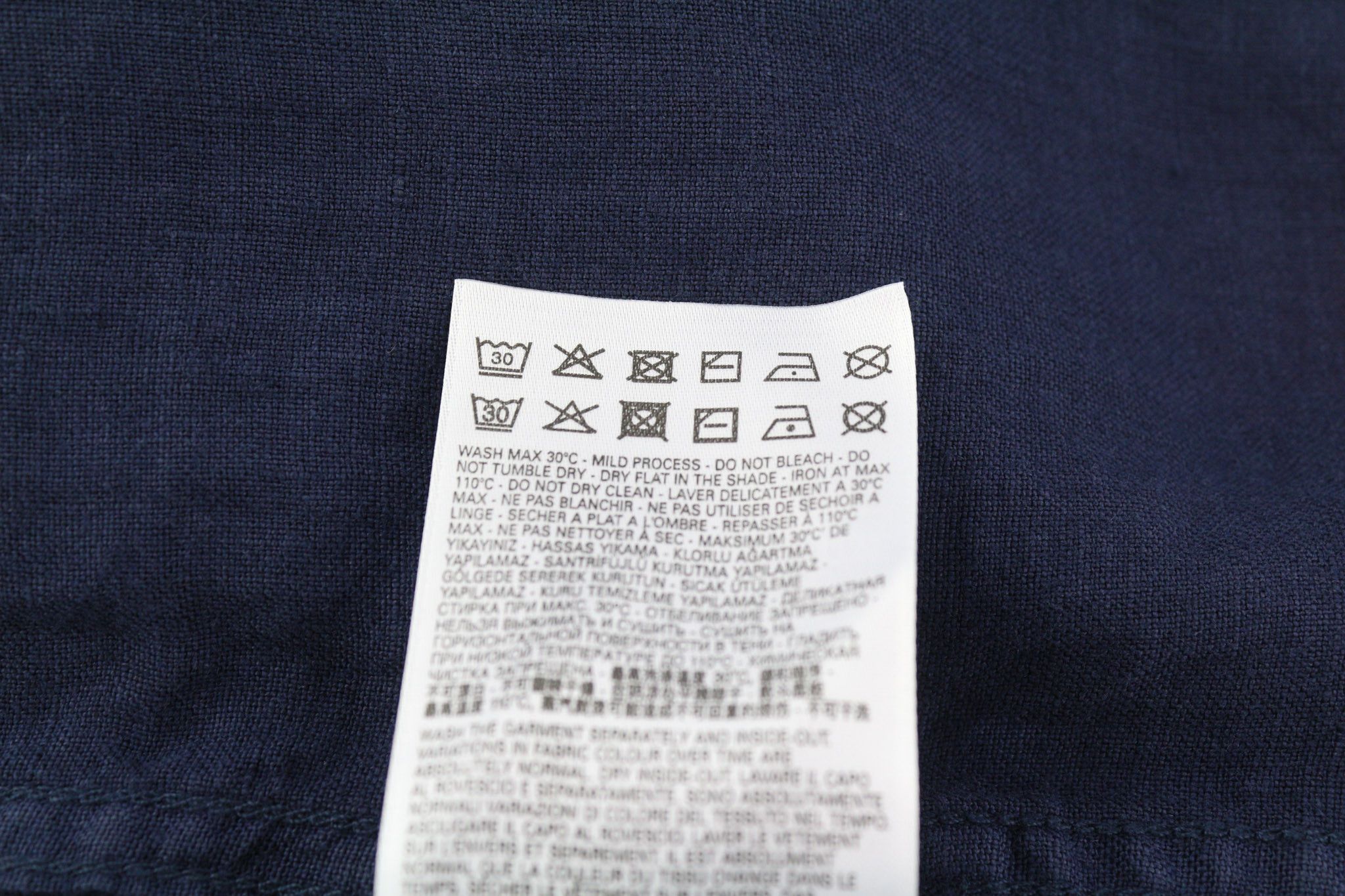 Diesel S-EAST-LONG-LIN XL Western Linen Dark Blue 40492 Size US XL / EU 56 / 4 - 7 Thumbnail