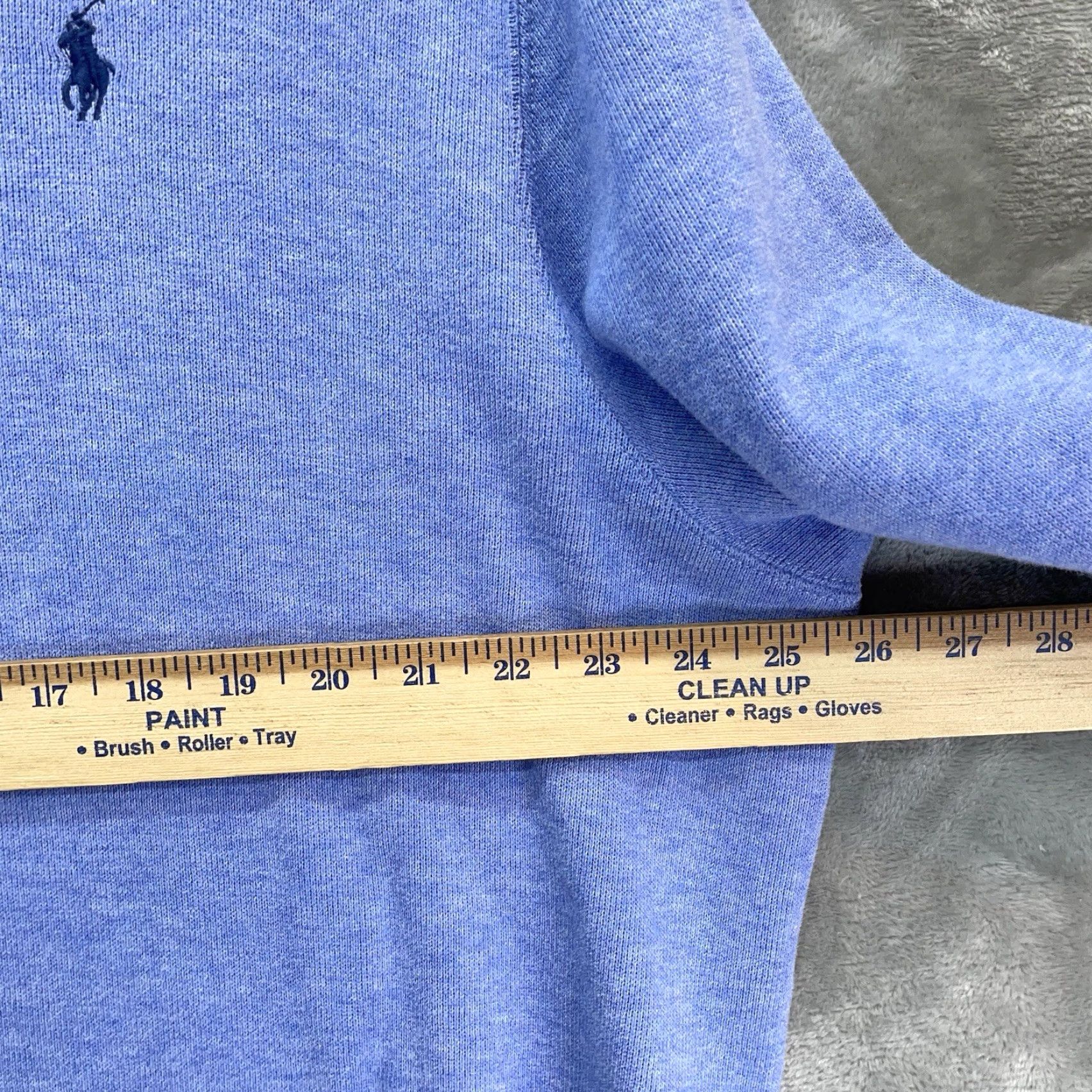 Polo Ralph Lauren Polo Ralph Lauren Sweater Men 2XL 1/4 Zip Mock Neck Pullover Casual Preppy Classic Logo Zipper Blue Knit Cotton Vintage: No? Size US XXL / EU 58 / 5 - 5 Thumbnail