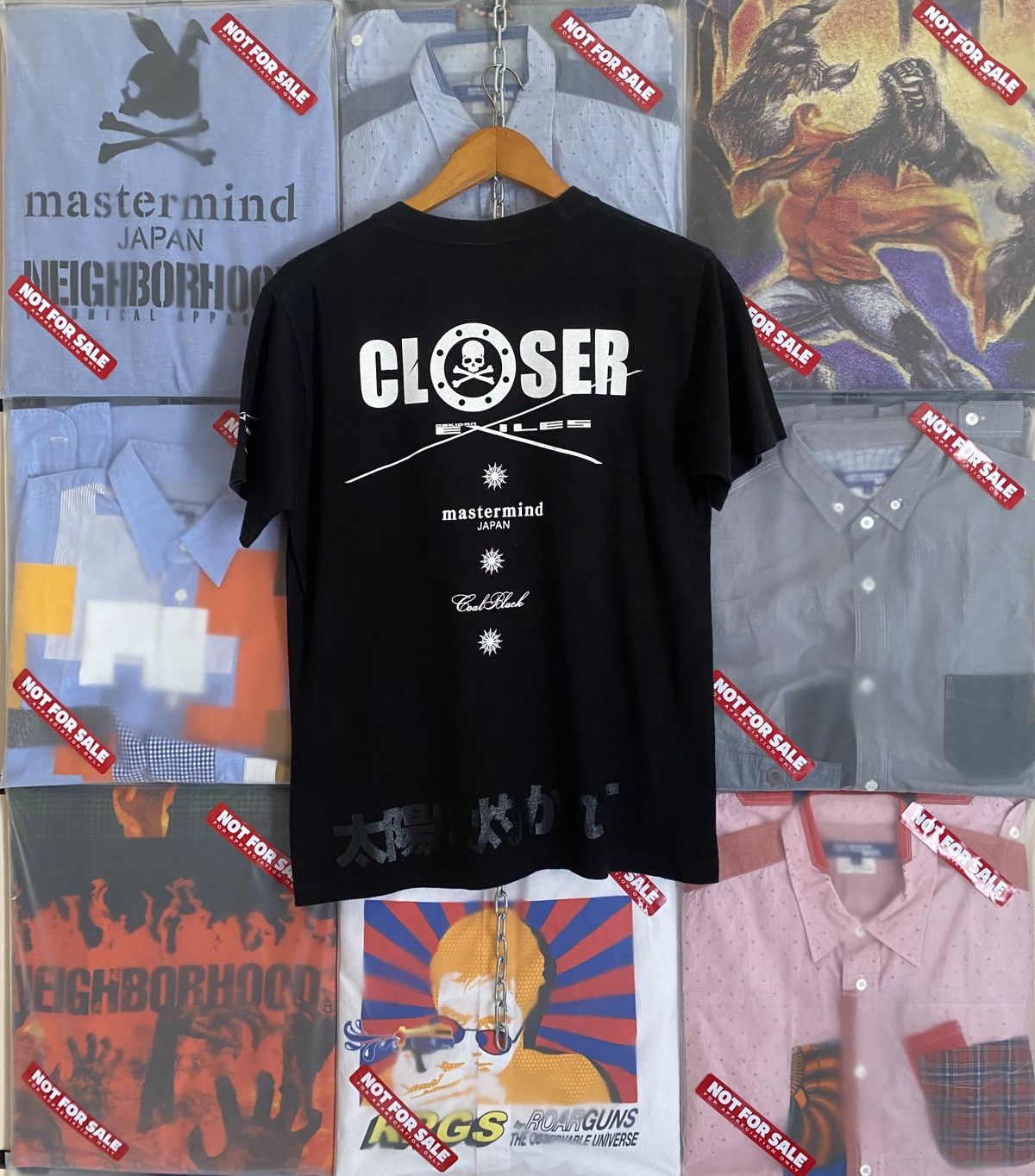 Japanese Brand Vintage 2007 Mastermind x Exiles x Coal Black Tee Size US S / EU 44-46 / 1 - 1 Thumbnail