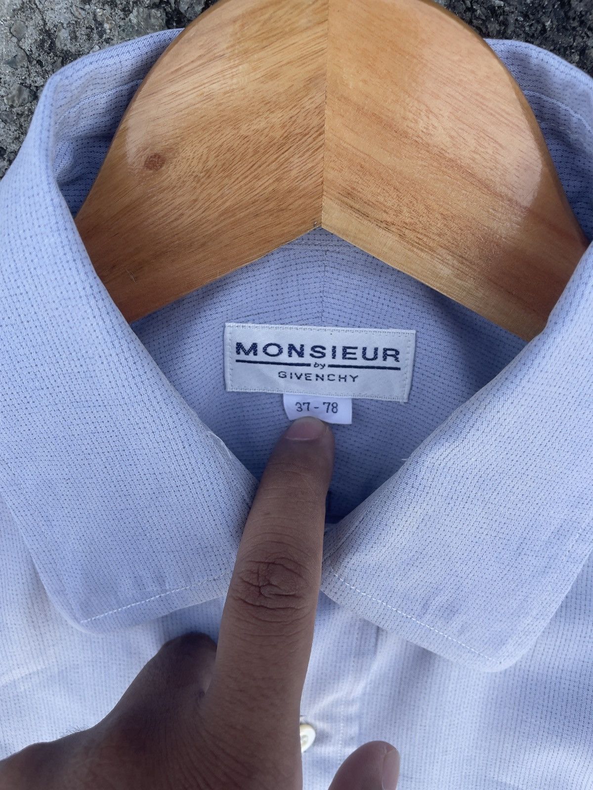 Givenchy Vintage Monsieur Givenchy Longsleeve Shirt Size US M / EU 48-50 / 2 - 8 Thumbnail