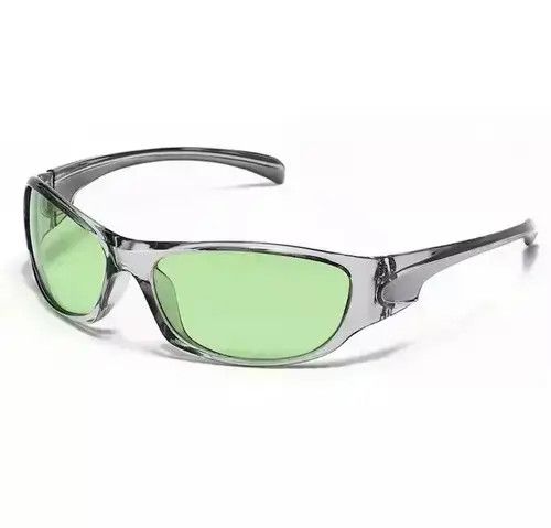 Electric Visual Green vintage futuristic sunglasses Size ONE SIZE - 2 Thumbnail