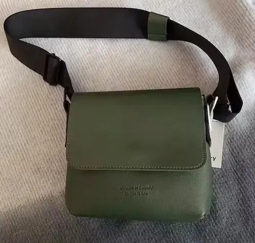 VIBE Retro green faux leather shoulder bag Size ONE SIZE - 4 Thumbnail