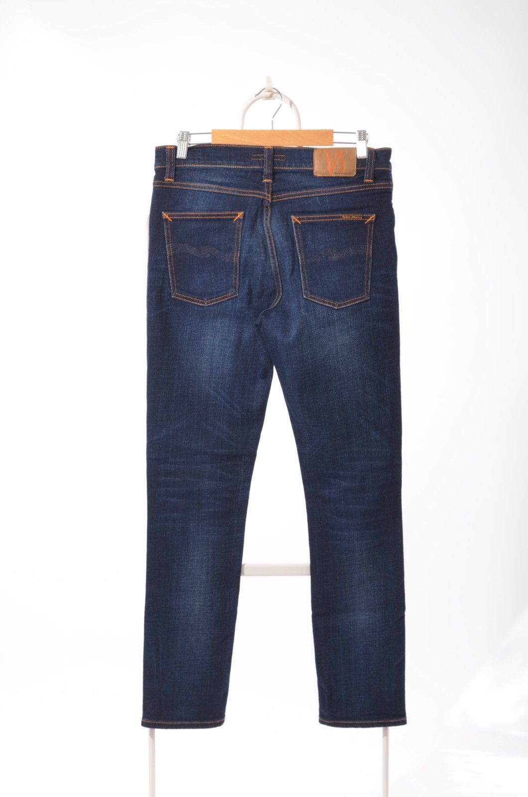 Nudie Jeans Nudie Jeans Lean Dean Dark Deep Worn W30 Size US 30 / EU 46 - 2 Thumbnail