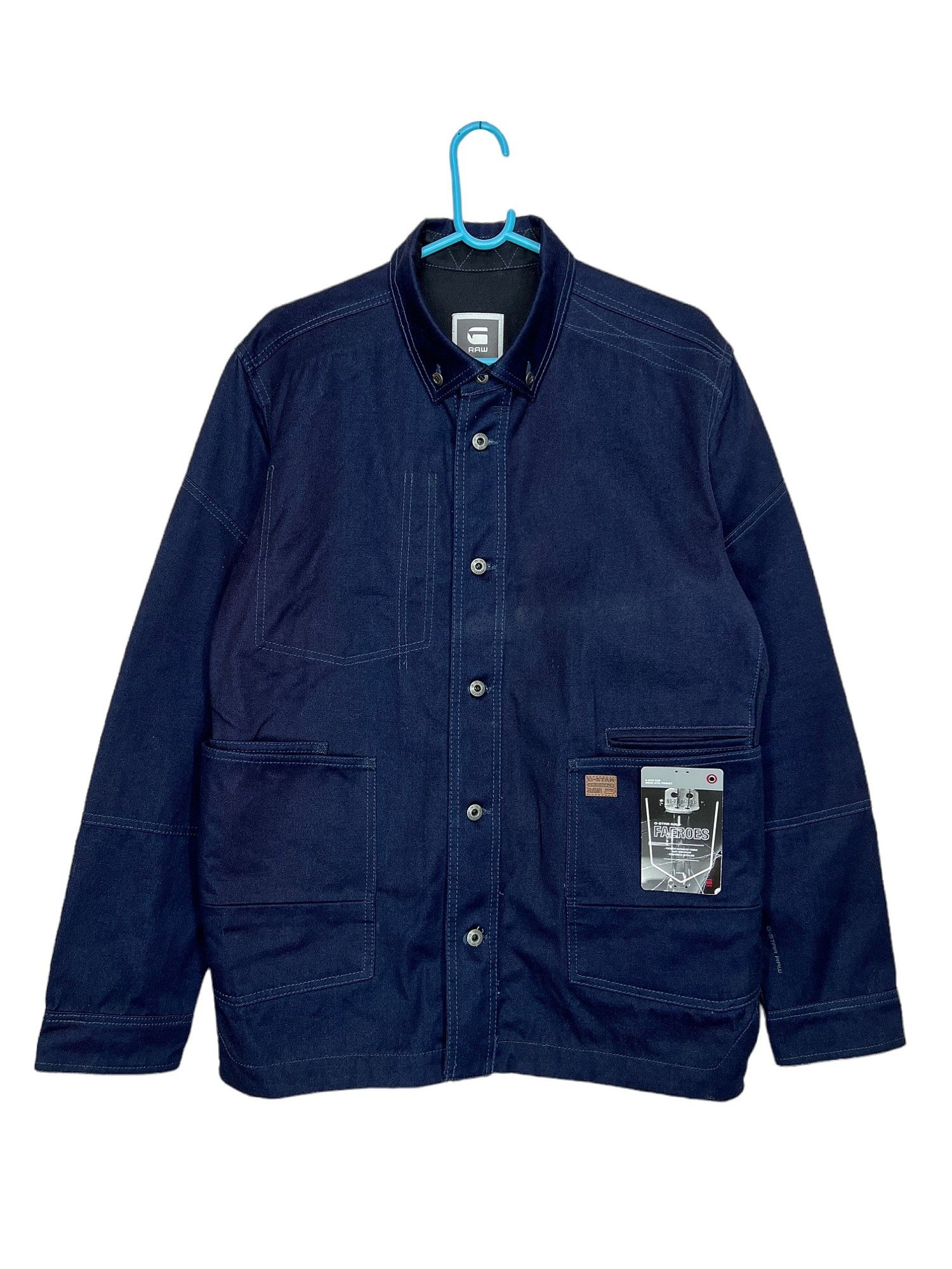 G-Star G-Star Raw Faeros PM Overshirt L/S Denim Jacket Size US L / EU 52-54 / 3 - 1 Thumbnail