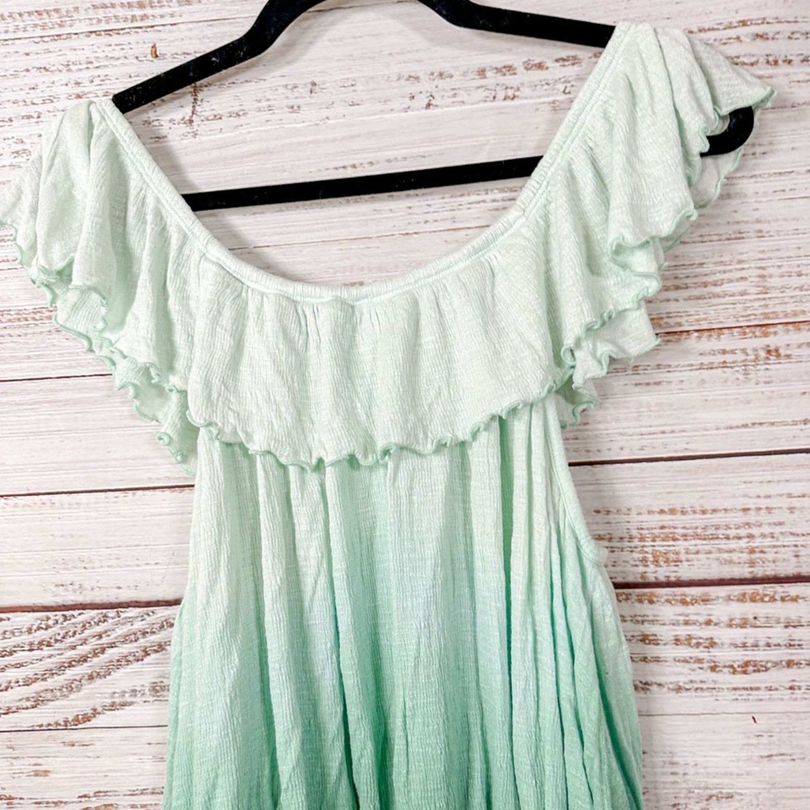 Free People Free People Cora Lee Off the Shoulder Ombré Top, EUC, Medium Size M / US 6-8 / IT 42-44 - 11 Thumbnail