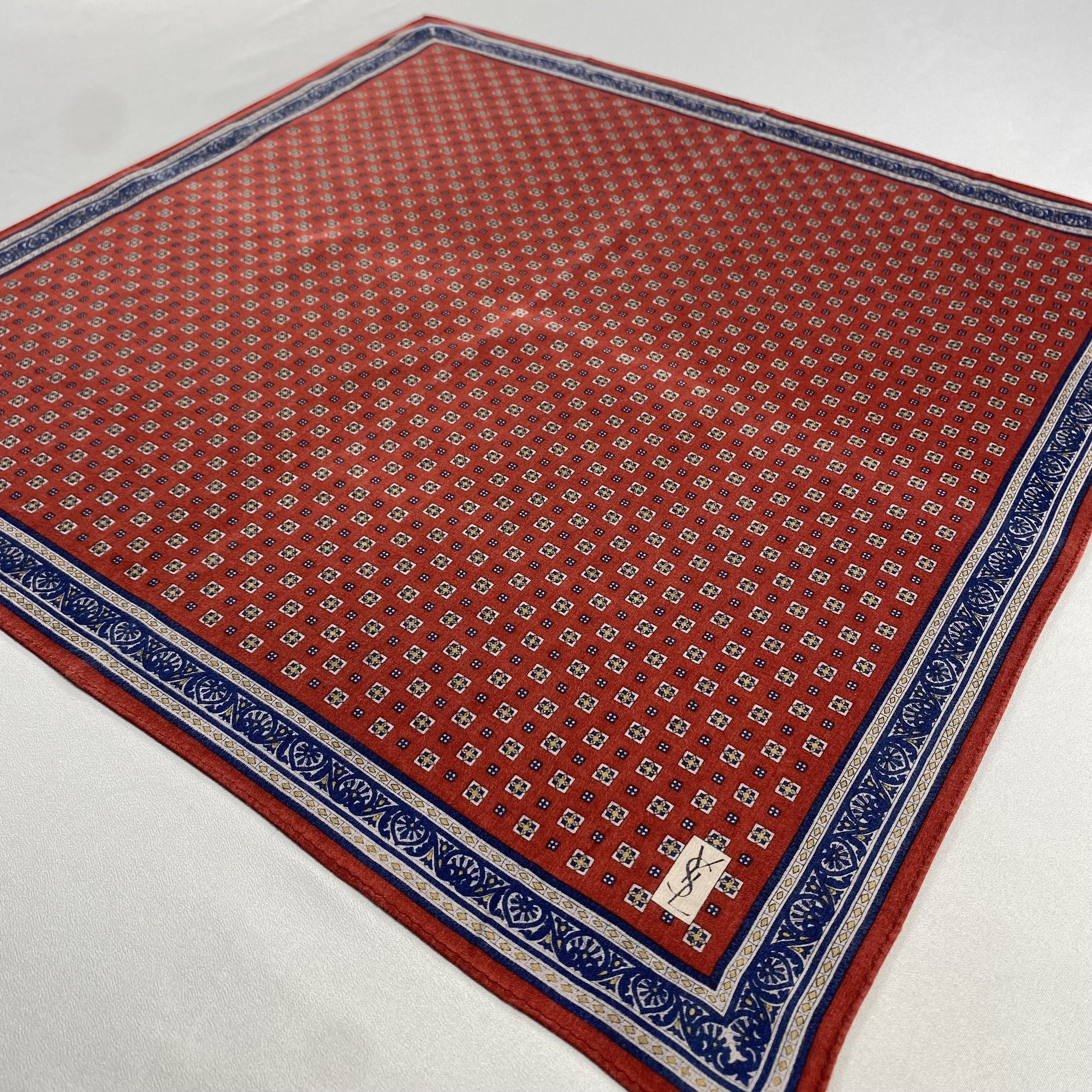 Vintage Yves Saint Laurent Handkerchief / Neckerchief-P1510 Size ONE SIZE - 2 Thumbnail