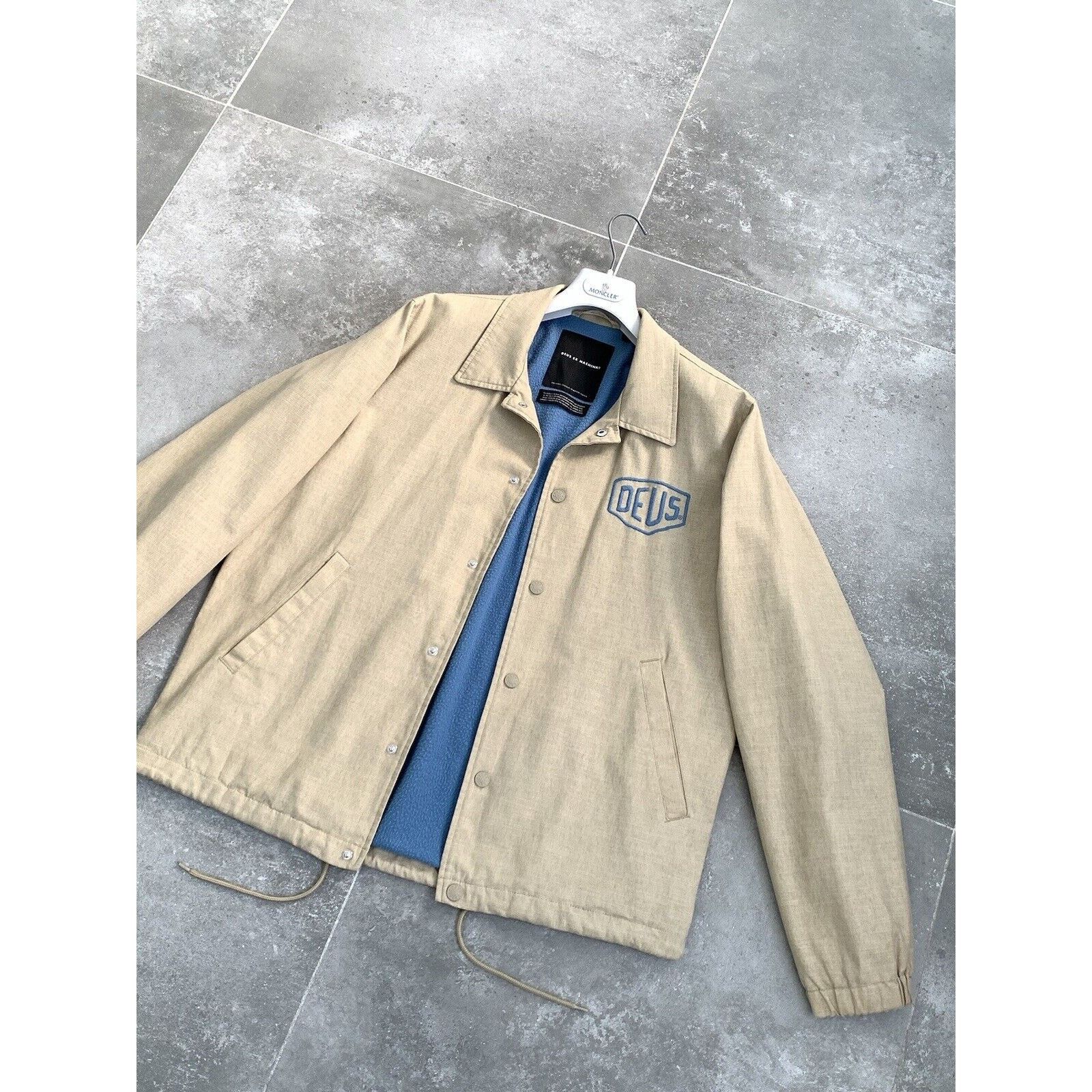 Deus Ex Machina Men's DEUS EX MACHINA Chore Coach Biker Jacket Coat L EU 52 Size US L / EU 52-54 / 3 - 4 Thumbnail