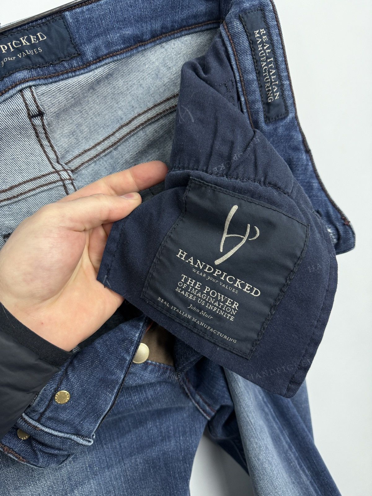 Jacob Cohen 🇮🇹 Handpicked Luxury Jeans Made in Italy Slim Fit Size 31 Size US 31 - 11 Thumbnail