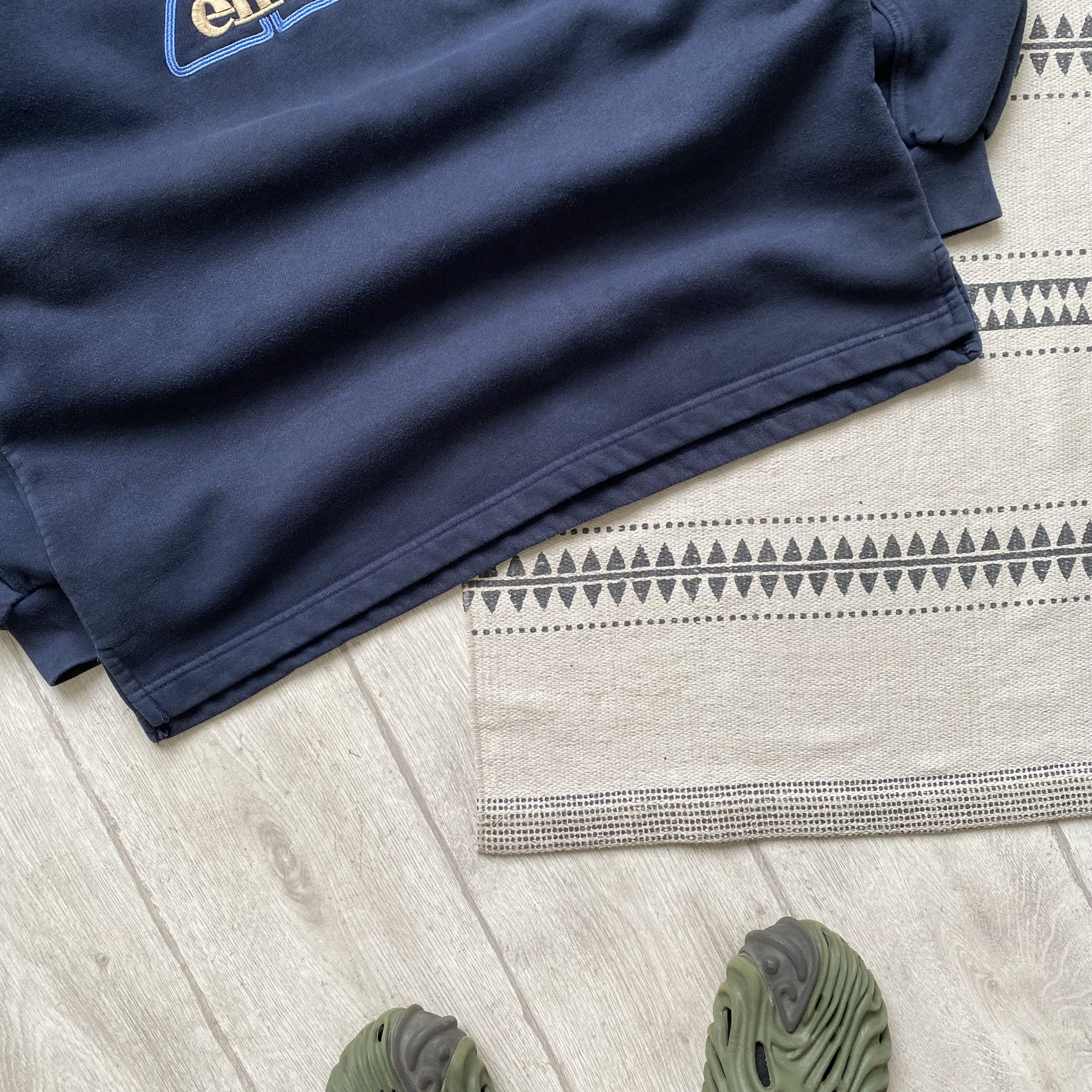 Ellesse Vintage 80-90s Ellesse Boxy Sweatshirt Y2K center logo Size US L / EU 52-54 / 3 - 3 Thumbnail