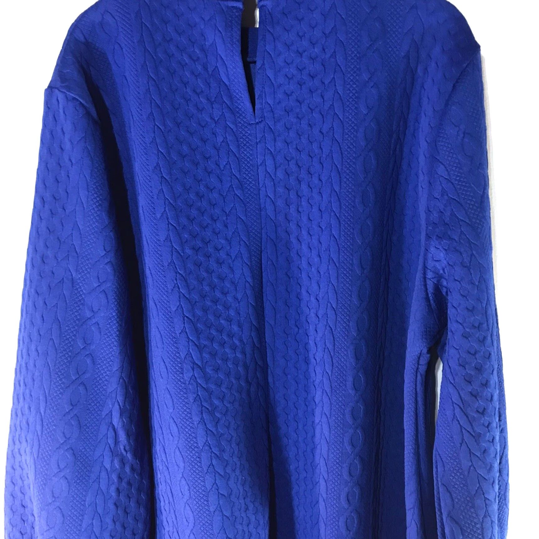 Shein Shein Women Plus Size Blue A-Line Midi Dress Long Sleeve Casual Knit Spring Fall Winter Size XXL / US 16-18 / IT 52-54 - 5 Thumbnail