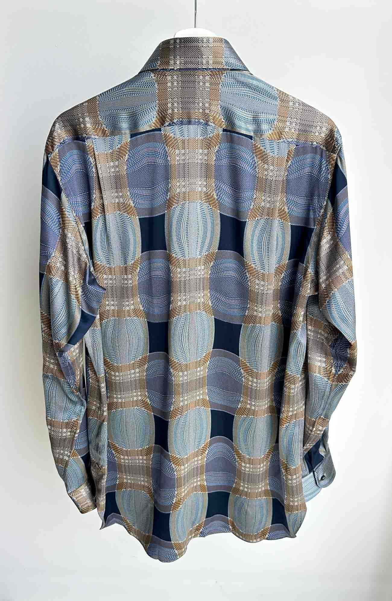 Zilli Men's silk shirt ZILLI Size US L / EU 52-54 / 3 - 3 Thumbnail
