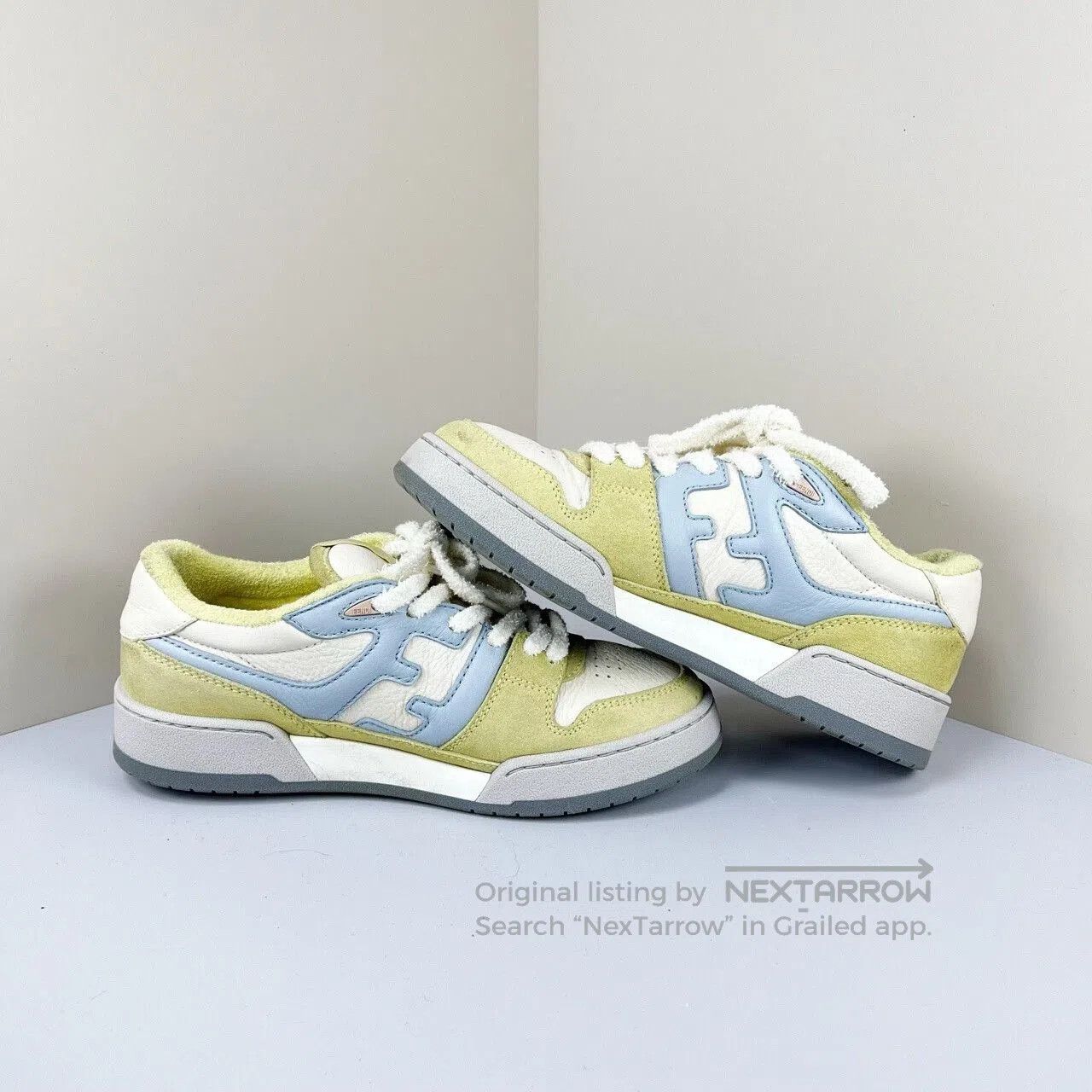 Fendi Fendi Match Colorblock Leather Sneakers. Size US 5.5 / IT 35.5 - 5 Thumbnail