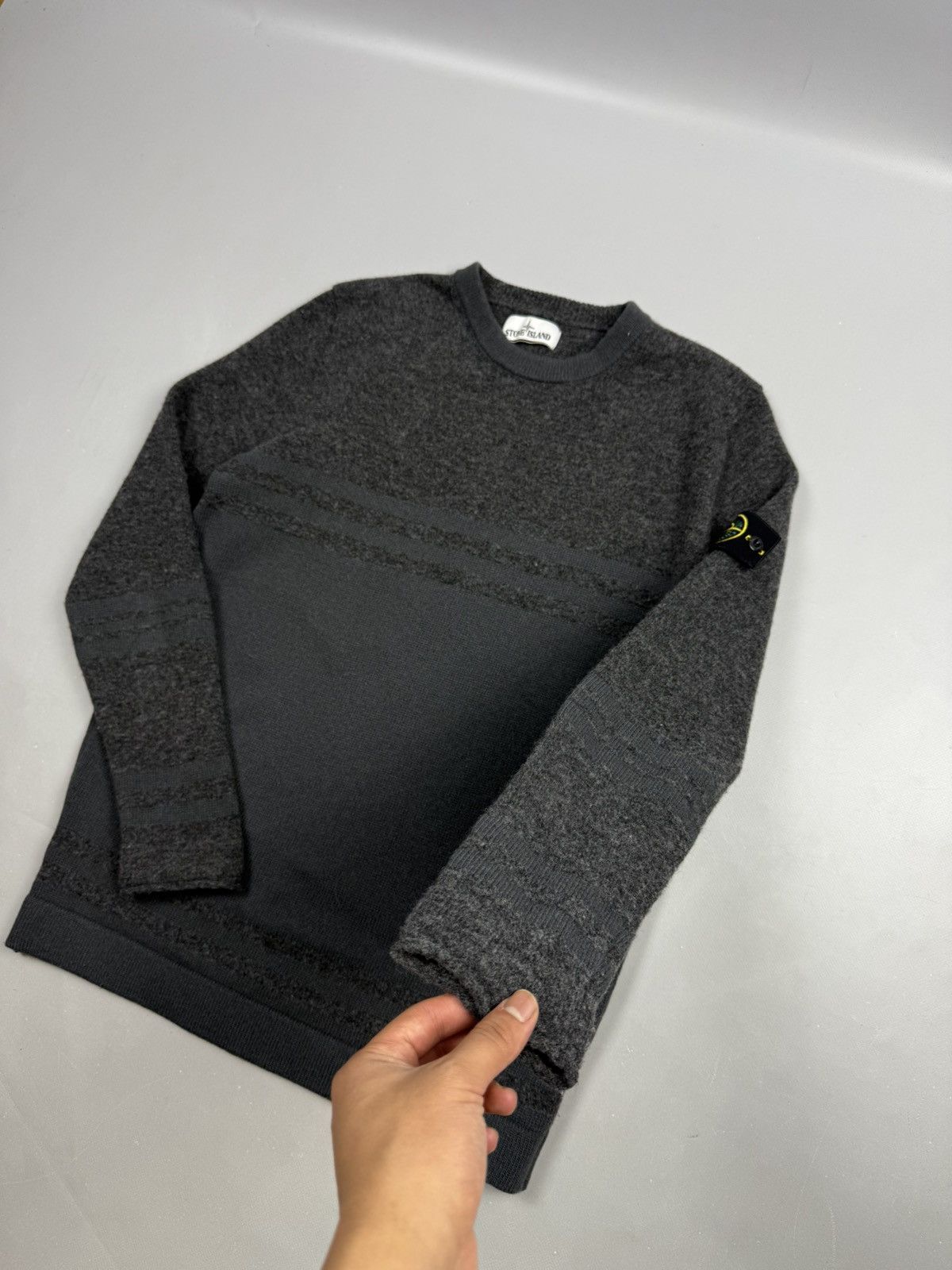 Stone Island Jersey stone island grey size L for men Size US L / EU 52-54 / 3 - 2 Thumbnail