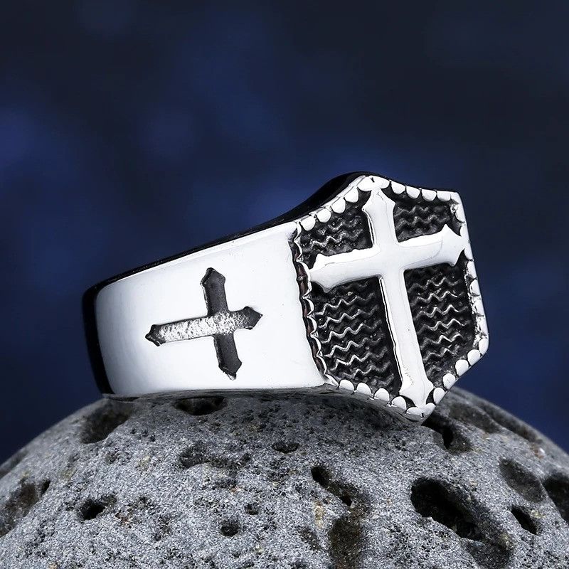 Jewelry Cross Shaped Ring Size ONE SIZE - 4 Thumbnail