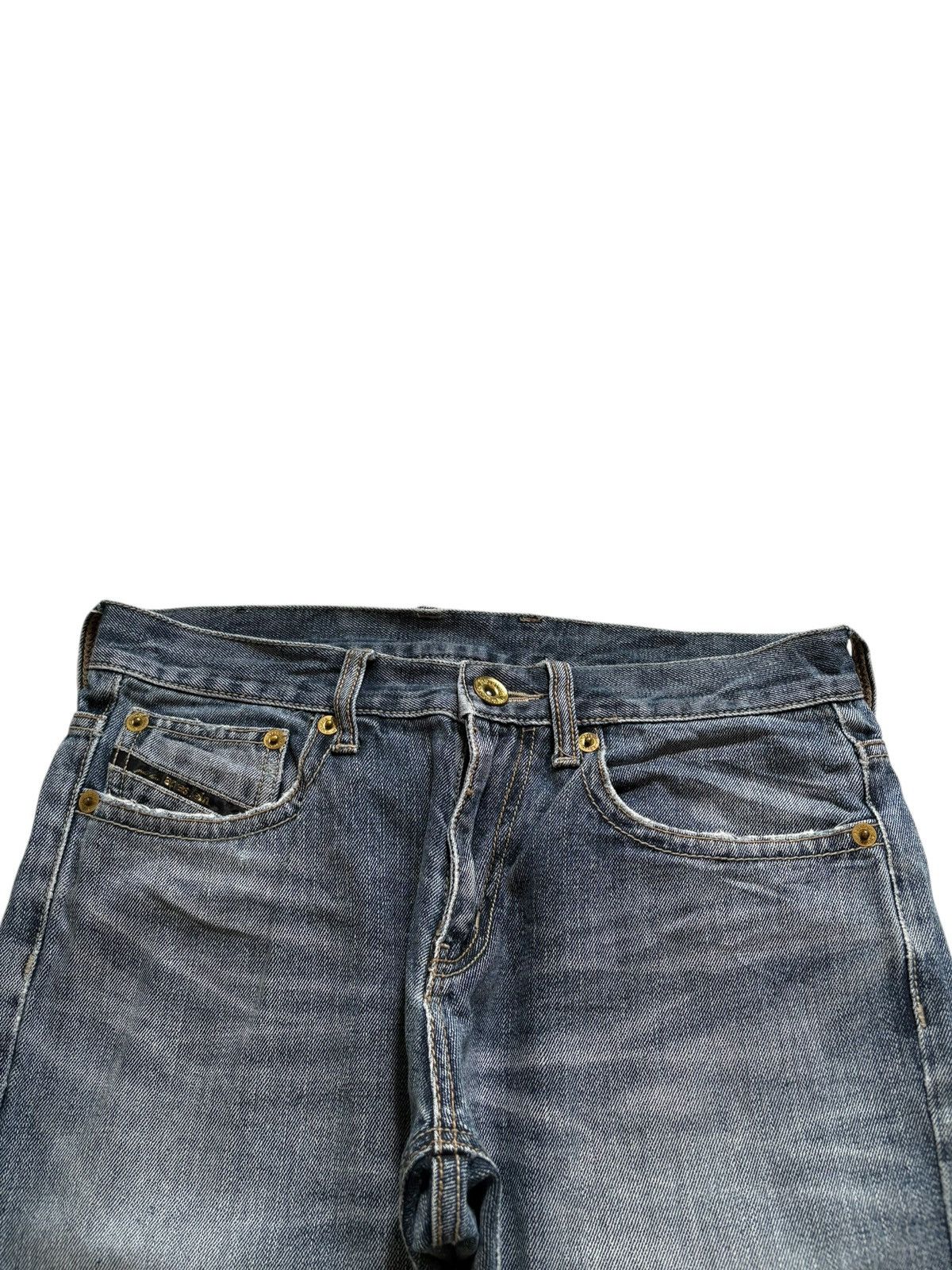 Japanese Brand Vintage Japanese Brand Faded Wash Distressed Bootcut Jeans Size US 32 / EU 48 - 4 Thumbnail