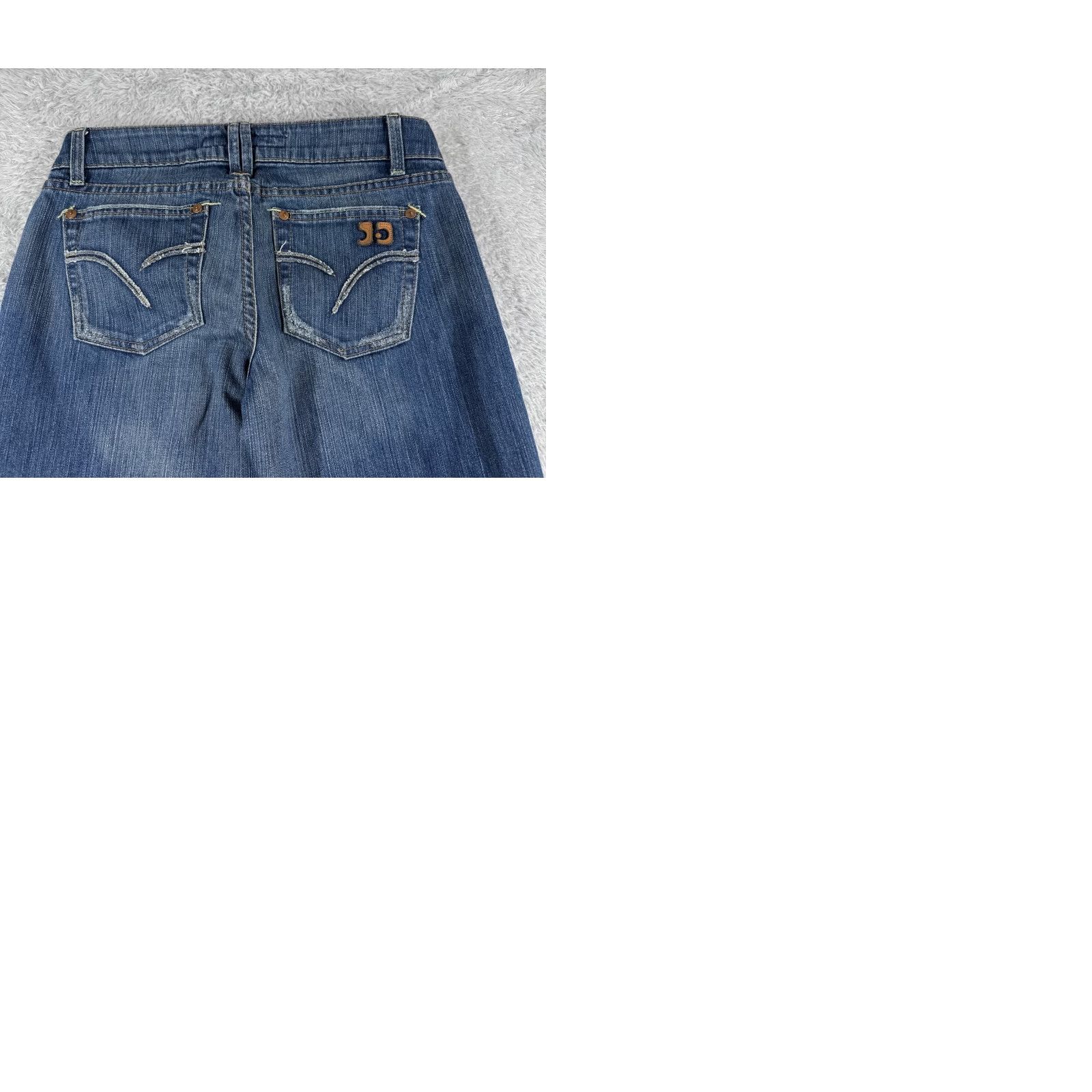Mavi Mavi Jeans Women 28 Blue Denim Bootcut Distressed 5-Pocket Regular Rise Low Rise Cotton Jeans - 27x33 Size 28" / US 6 / IT 42 - 10 Thumbnail