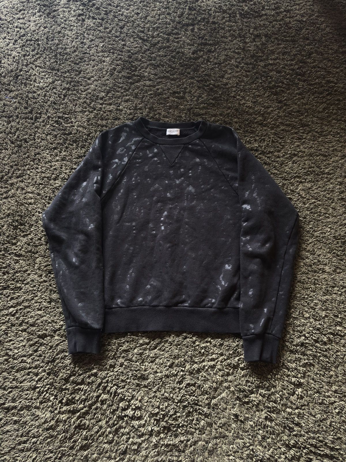Hedi Slimane × Saint Laurent Paris Saint Laurent collar zip