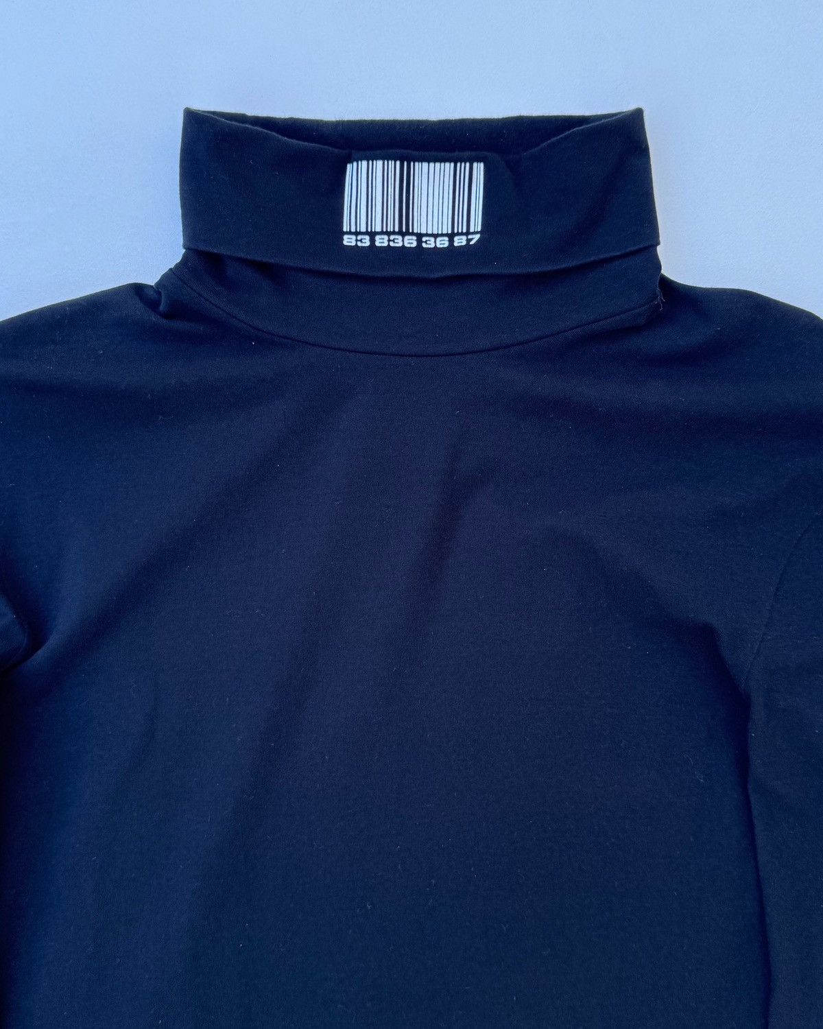 Vetements VTMNTS Barcode Turtleneck Tee-shirt Size US M / EU 48-50 / 2 - 2 Thumbnail