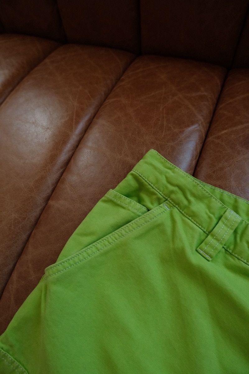 Stussy Lime Double Knee Workwear Pants Size US 32 / EU 48 - 5 Thumbnail