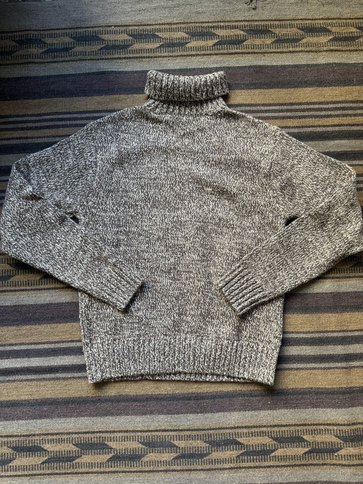RRL Ralph Lauren Marled Knit Turtleneck Size US M / EU 48-50 / 2 - 2 Thumbnail