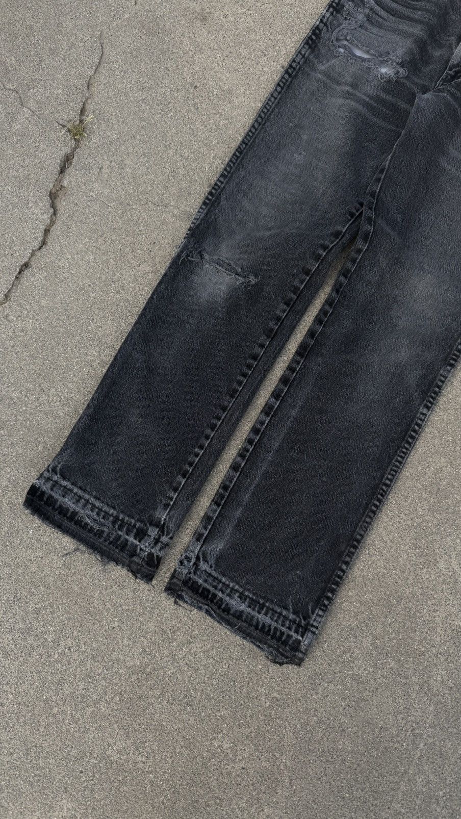 Vintage Thrashed vintage wranglers Size US 29 - 3 Thumbnail