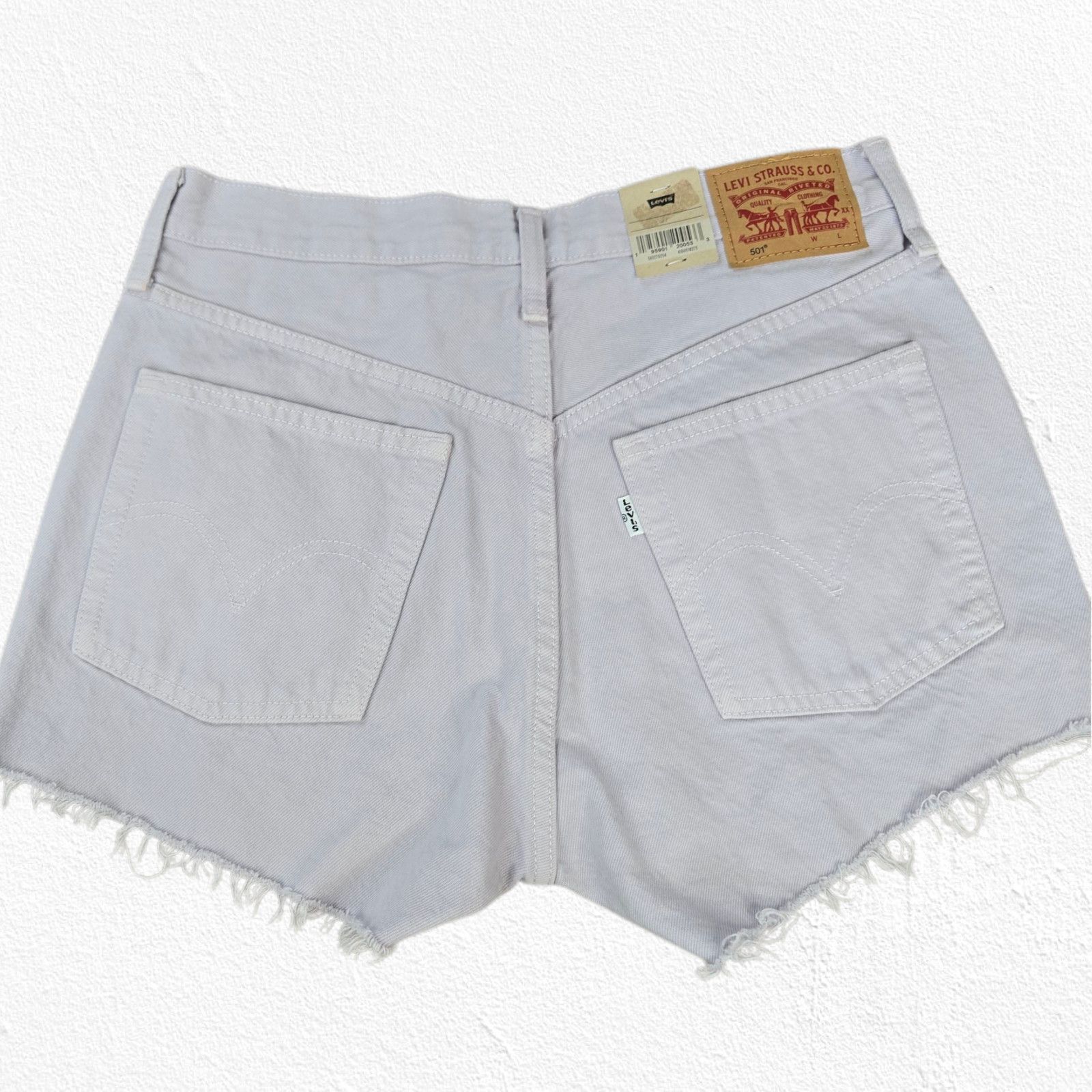 Levi's Levi's Washed Lilac Cutoff Denim Shorts Size 27 Size 27" / US 4 / IT 40 - 11 Thumbnail