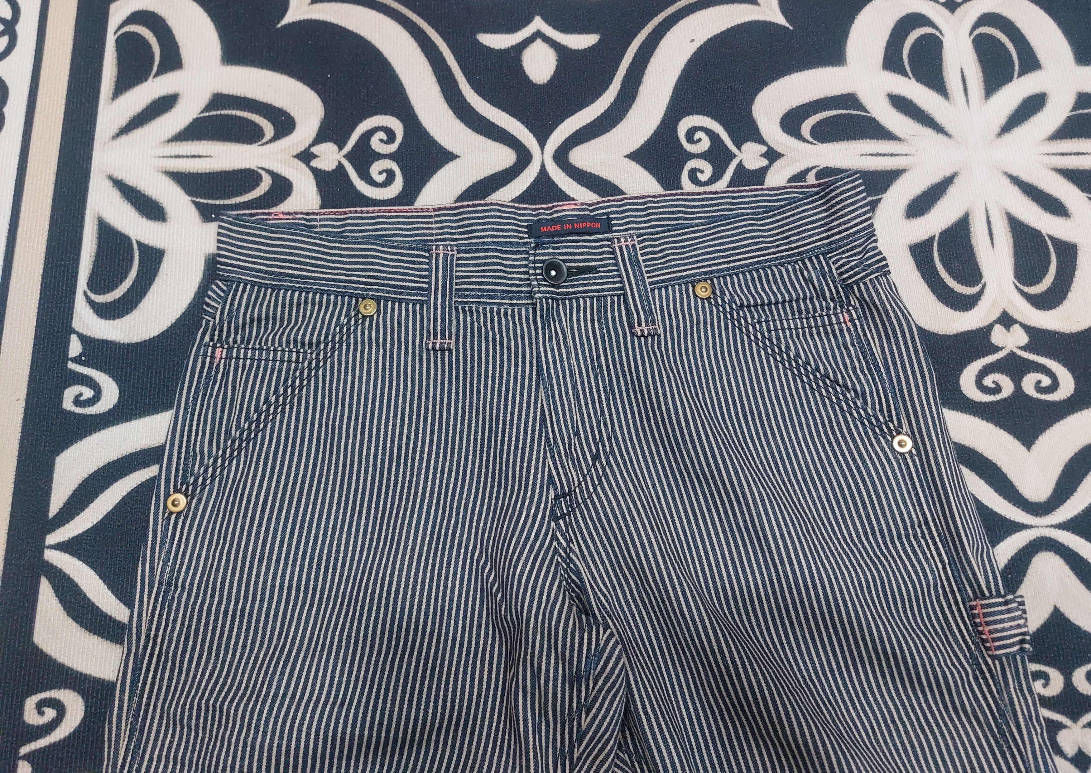 Japanese Brand × Jean HICKORY STRIPE ET BOITE JAPANESE JEANS Size US 32 / EU 48 - 5 Thumbnail