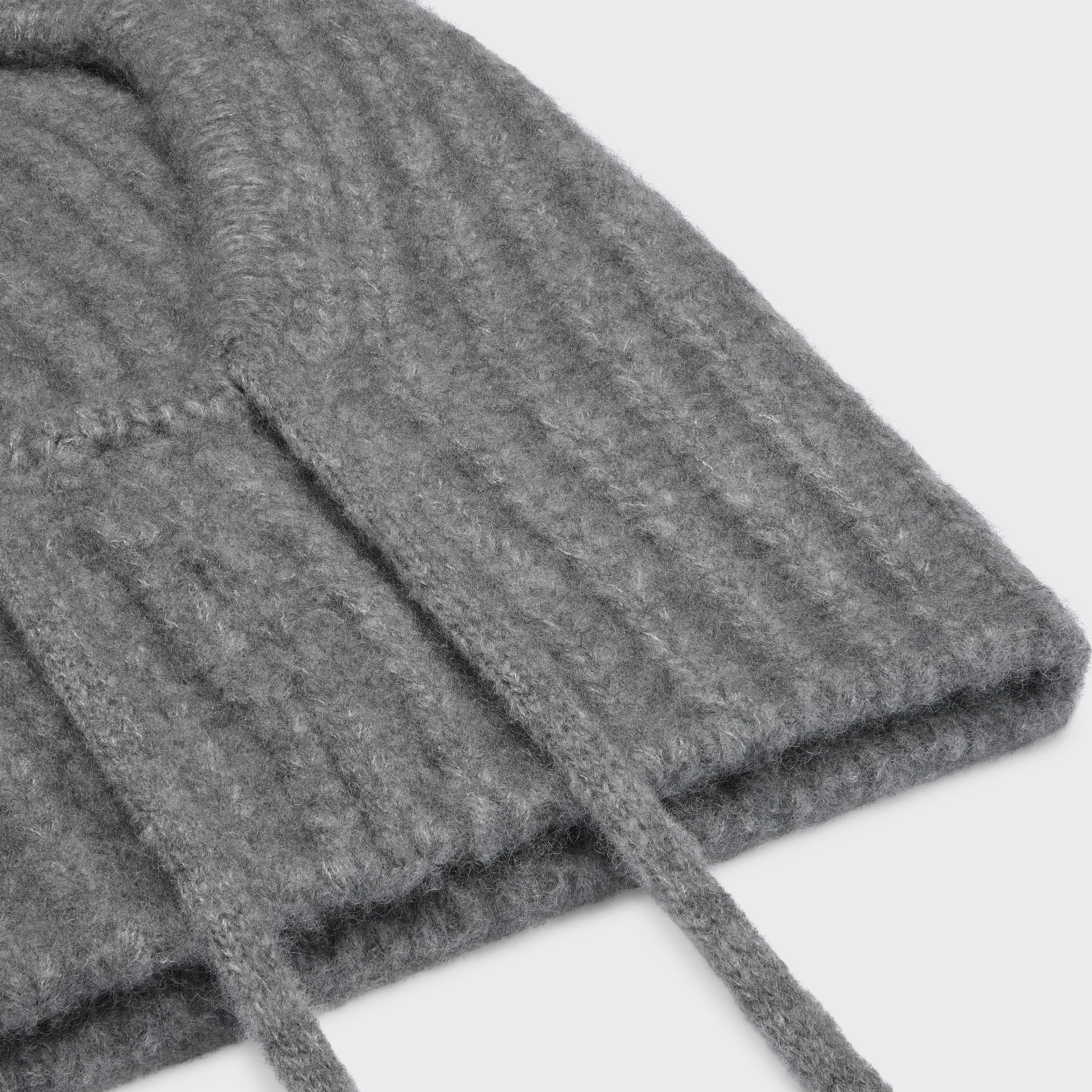 Celine o1bcso1str0925 2ADOK912Z Size: OS / Balaclava Hat / Cap Grey Size ONE SIZE - 2 Thumbnail
