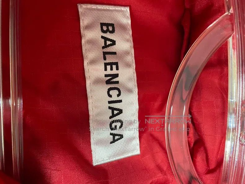 Balenciaga Balenciaga Red Hooded Bread Jacket Size XXS / US 00 / IT 34 - 3 Thumbnail