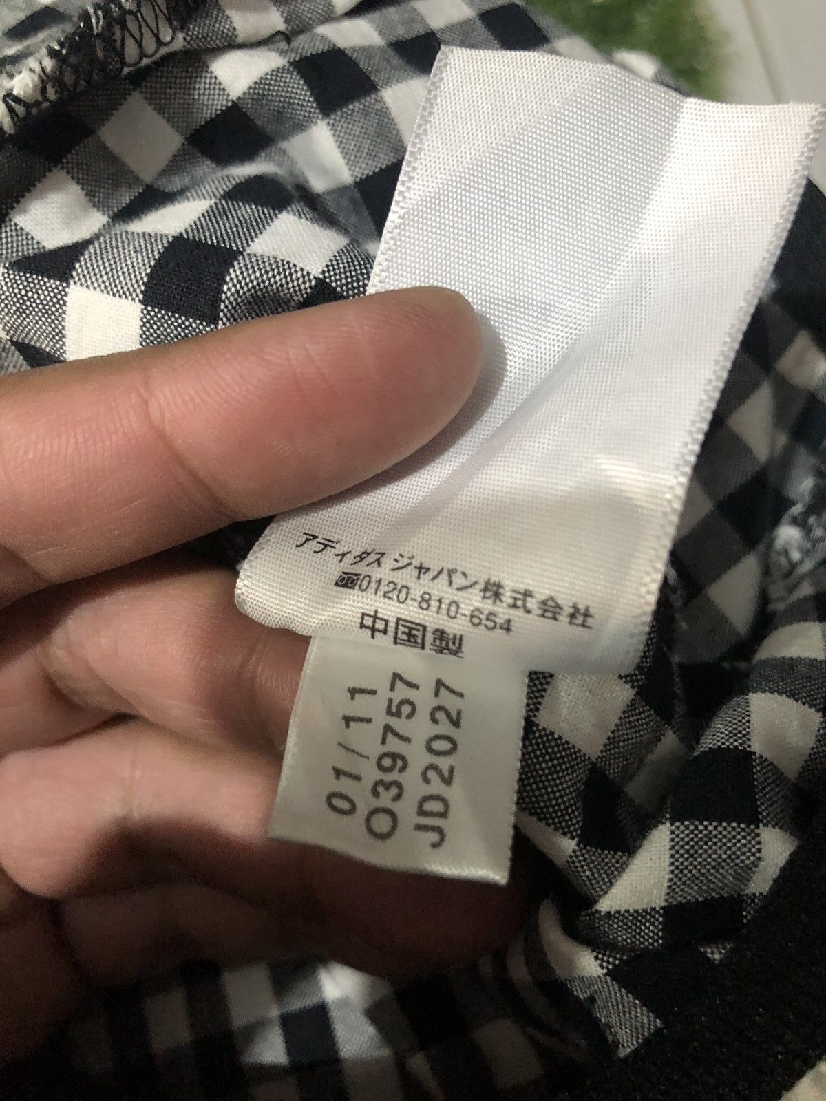 Adidas ADIDAS x SHIRTS CHECKERED Size US L / EU 52-54 / 3 - 6 Thumbnail