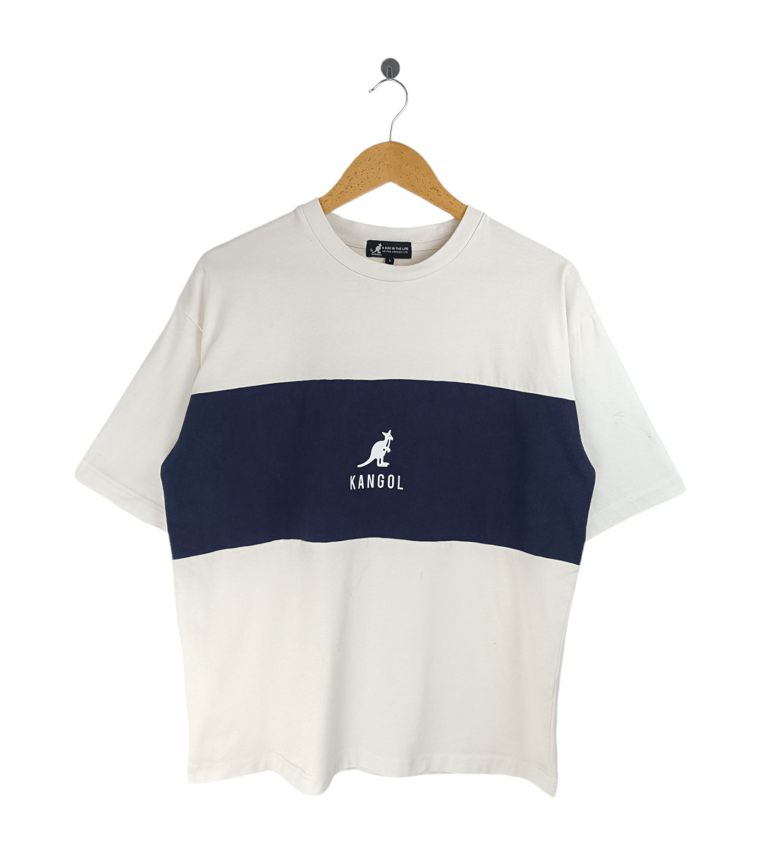 Kangol VINTAGE KANGOL TWO TONE TEE MONOTONE MENS Size US L / EU 52-54 / 3 - 1 Thumbnail