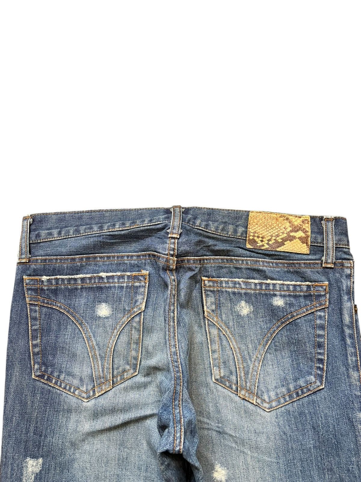 Patrick Cox Vintage Patrick Cox Wannabe Faded Wash Distress Jeans Size US 32 / EU 48 - 4 Thumbnail