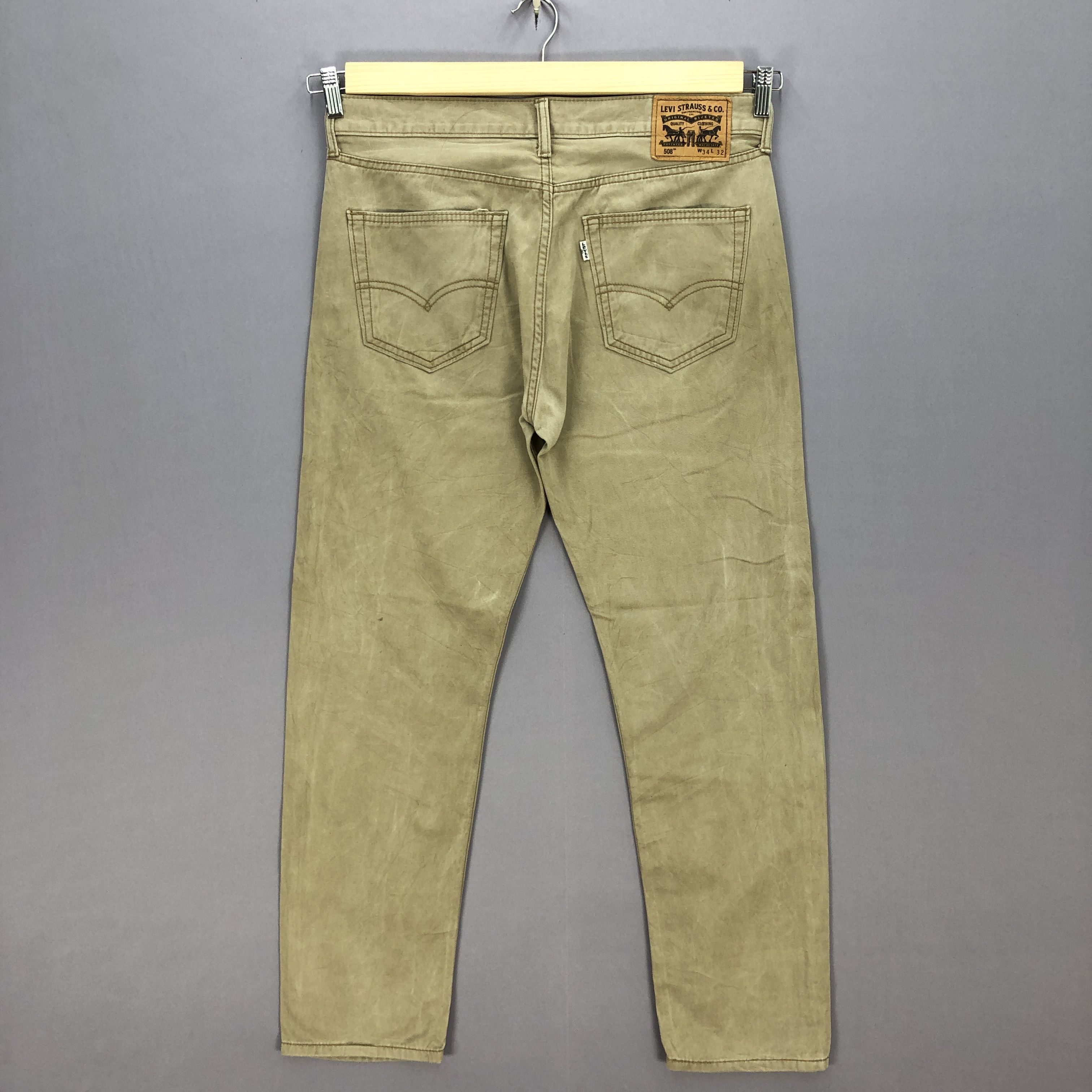 Levi's Vintage Levis Distressed Brown Jeans Levi's Ripped Denim Size US 34 / EU 50 - 4 Thumbnail