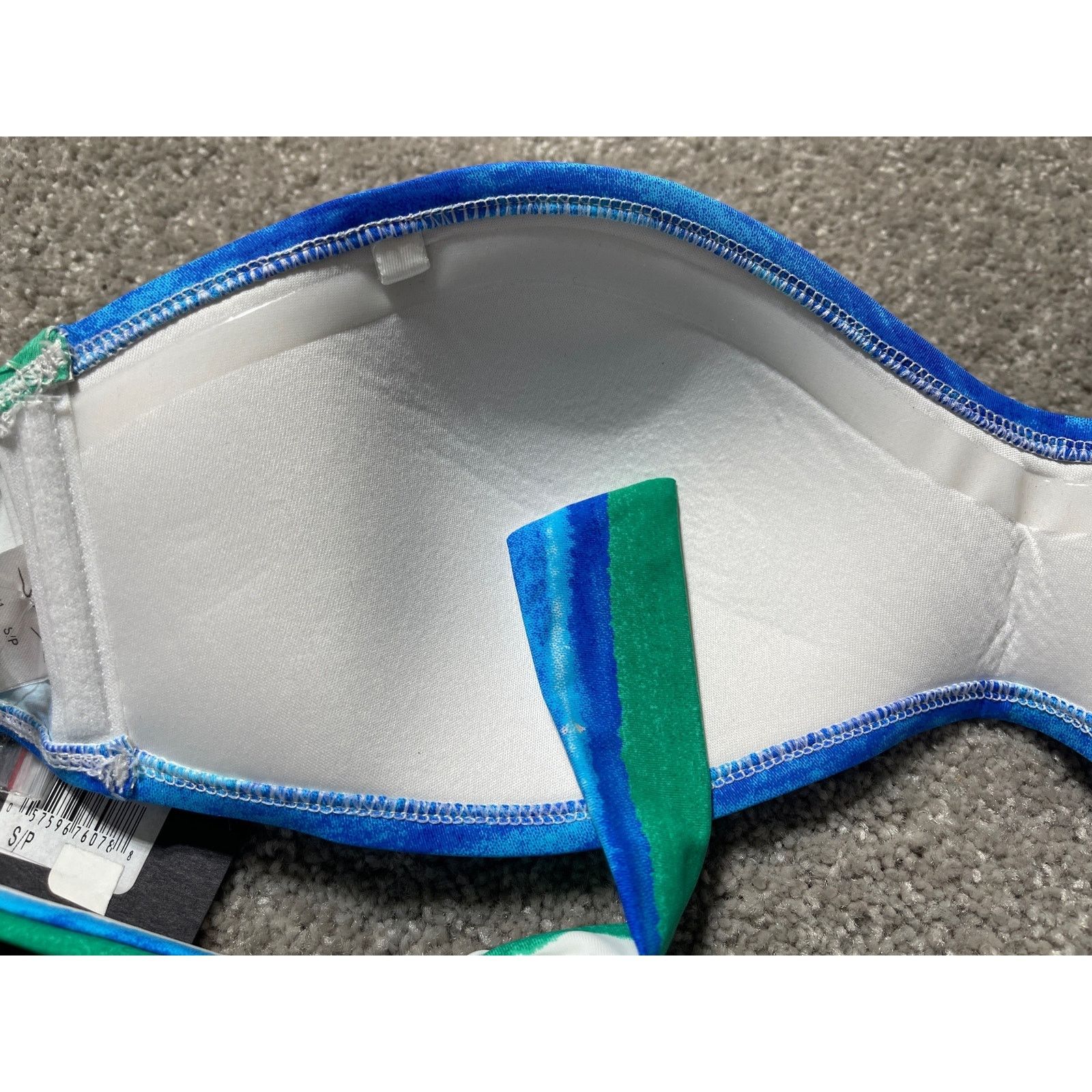 Other Skye Swim Bikini Top Womens S Blue Removable Bra Padding Size S / US 4 / IT 40 - 14 Thumbnail