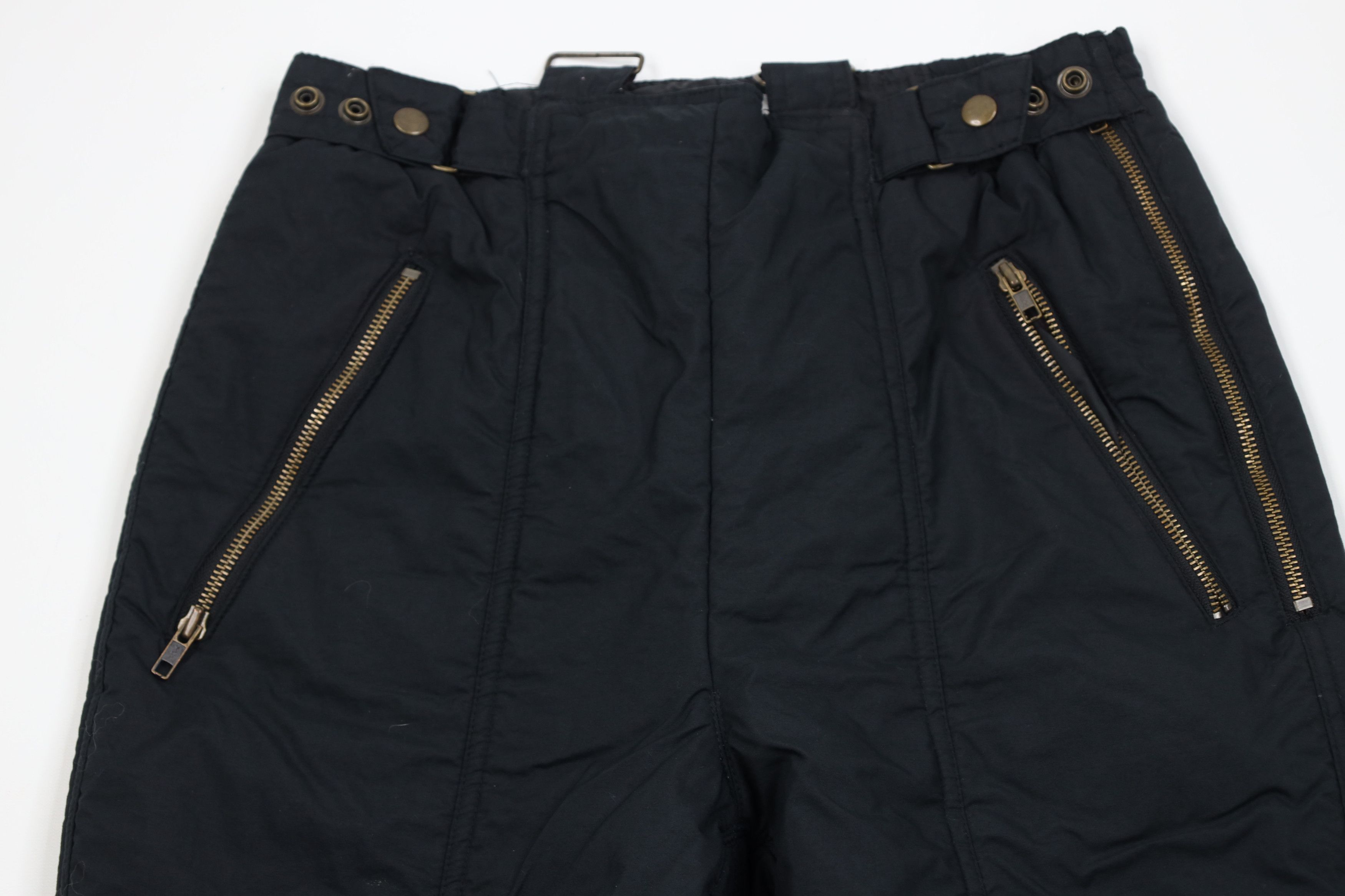 Vintage Vintage 90s Streetwear Insulated Winter Snow Pants Black Size 30" / US 8 / IT 44 - 2 Thumbnail