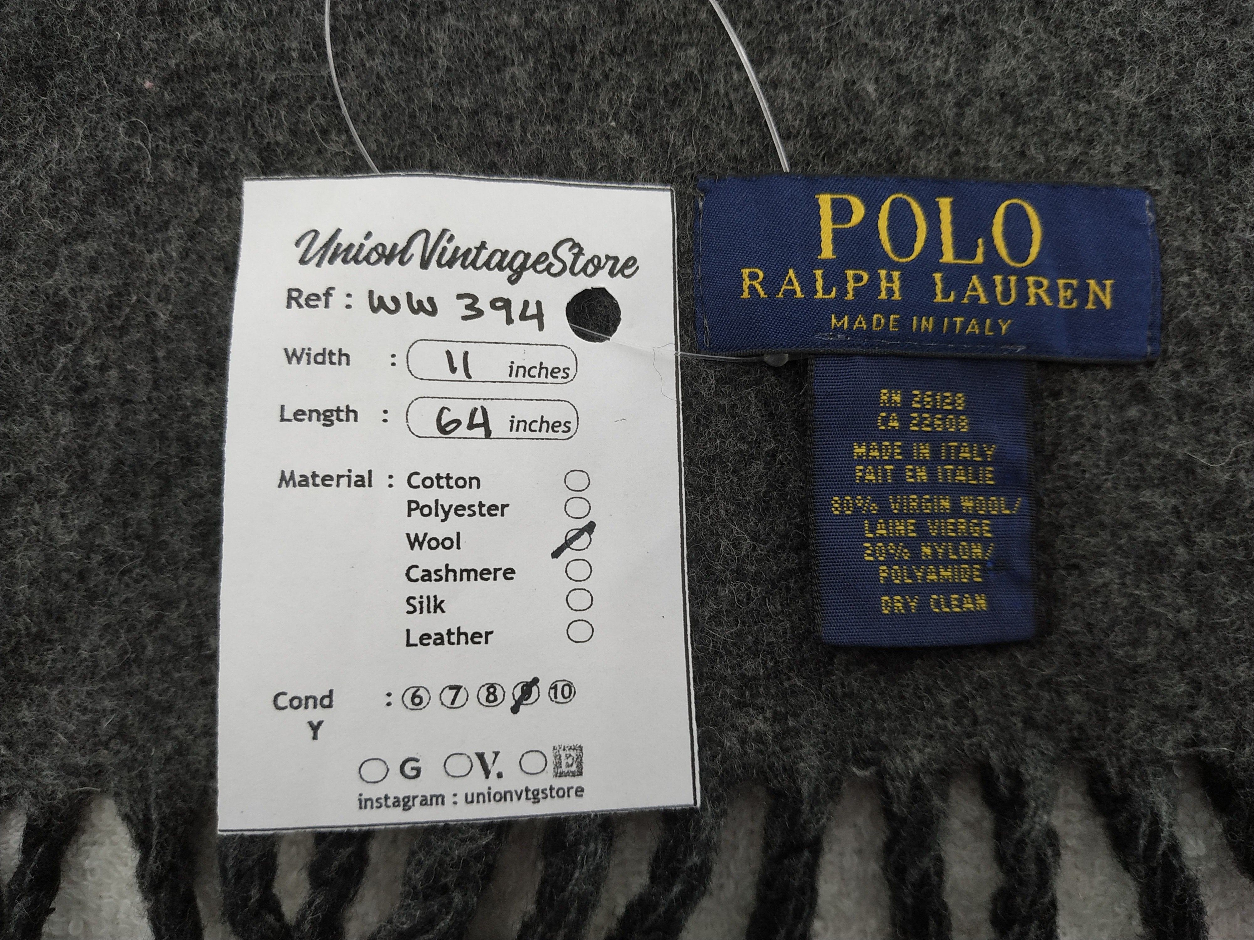 Polo Ralph Lauren × Vintage Polo Ralph Lauren Scarf / Muffler / Neckwear - WW394 Size ONE SIZE - 5 Thumbnail