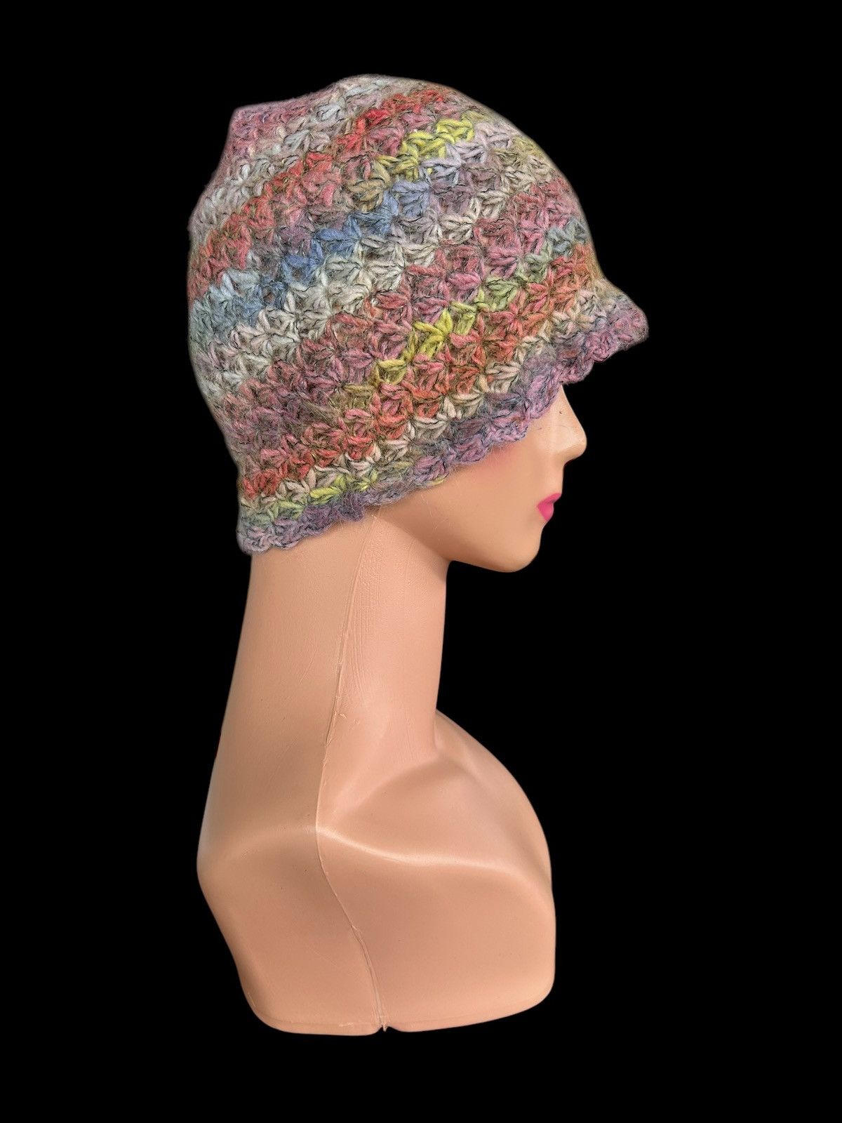 Japanese Brand × Kapital × Vintage Crochet Knitted Handmade Beanie hats Size ONE SIZE - 2 Thumbnail