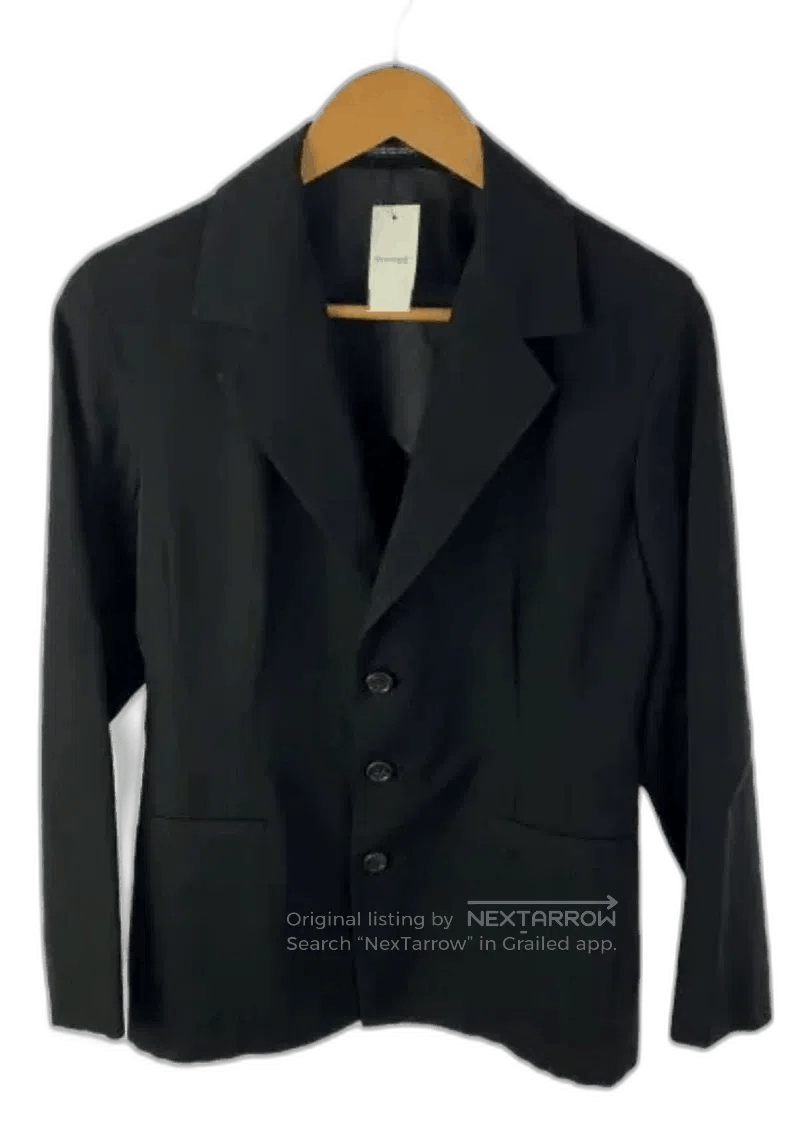 Yohji Yamamoto Y's Yohji Yamamoto Black Wool Jacket Size US M / EU 48-50 / 2 - 1 Thumbnail