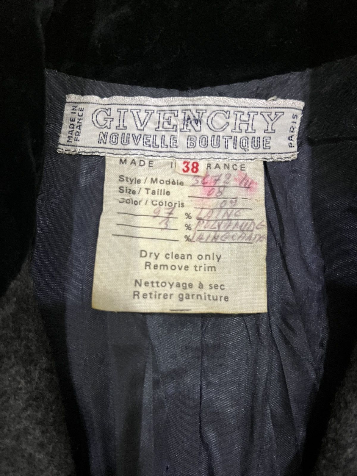 Givenchy vintage GIVENCHY NOUVELLE BOUTIQUE WOMEN JAKET STYLE/MODELE Size S / US 4 / IT 40 - 7 Thumbnail