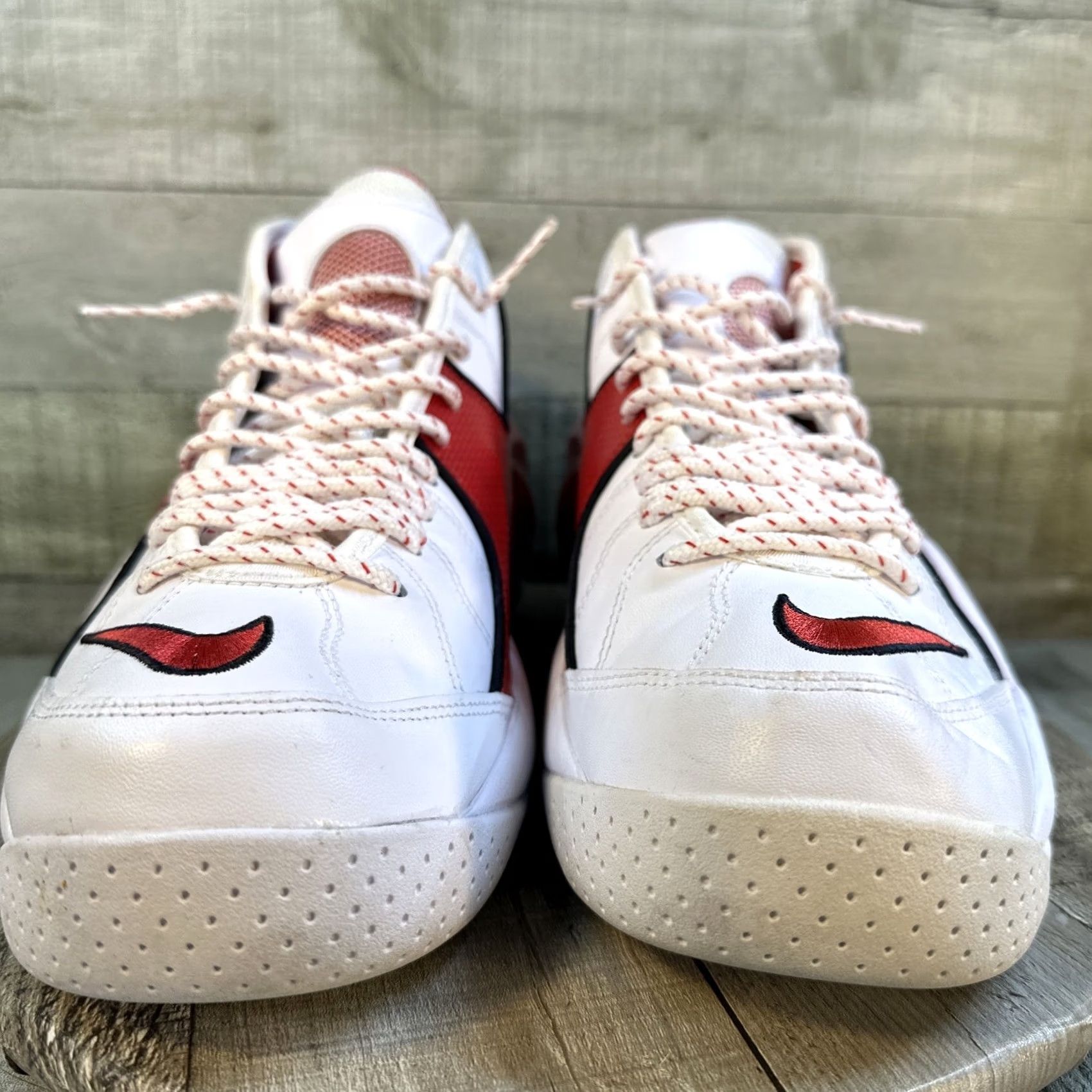 Nike Nike Air Zoom Flight 95 Sneaker Men 9.5 White Leather DX1165-100 2023 True Red Size US 10 / EU 43 - 2 Thumbnail