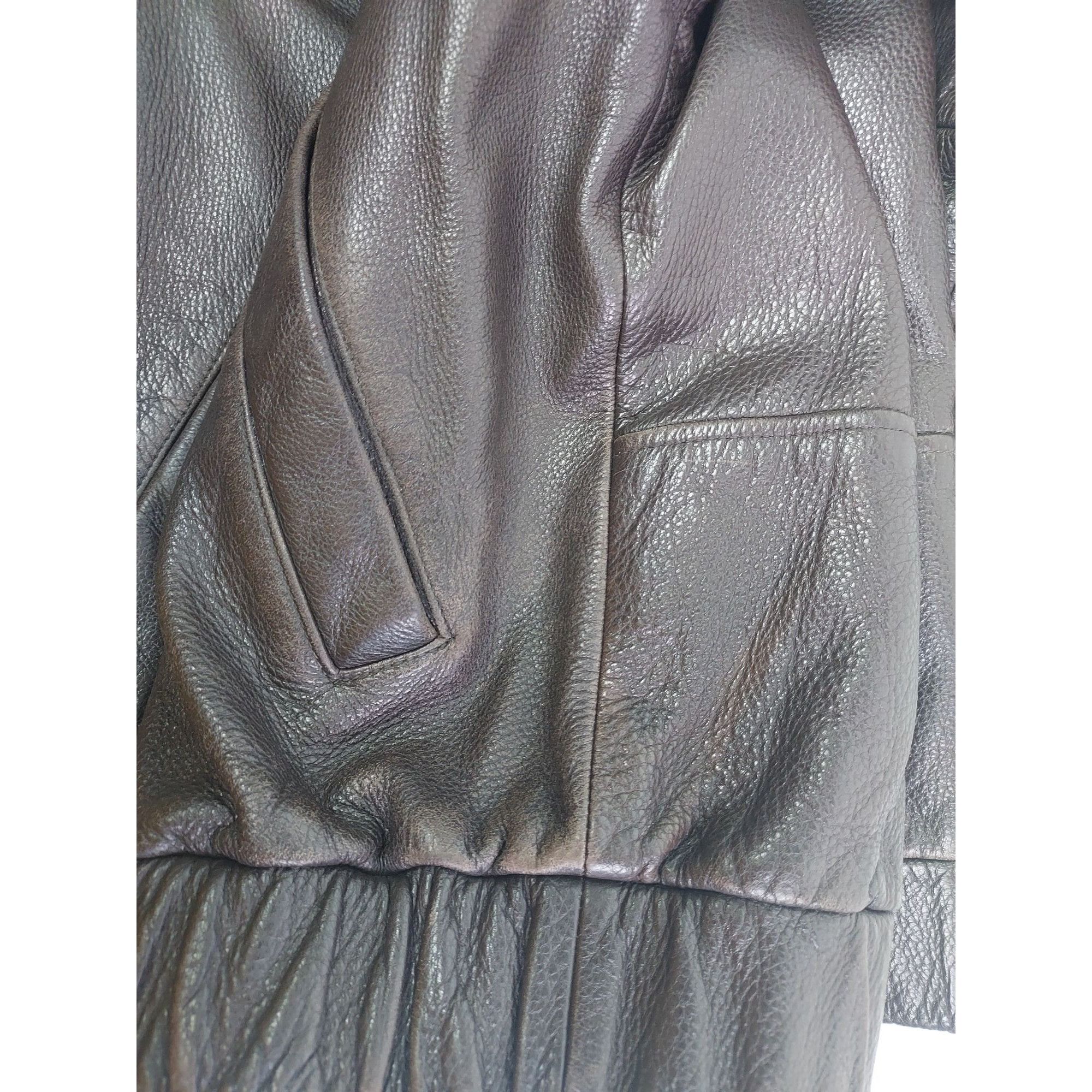 Eddie Bauer Eddie Bauer Men's Leather Jacket L Brown Genuine Leather Dis Size US L / EU 52-54 / 3 - 9 Thumbnail