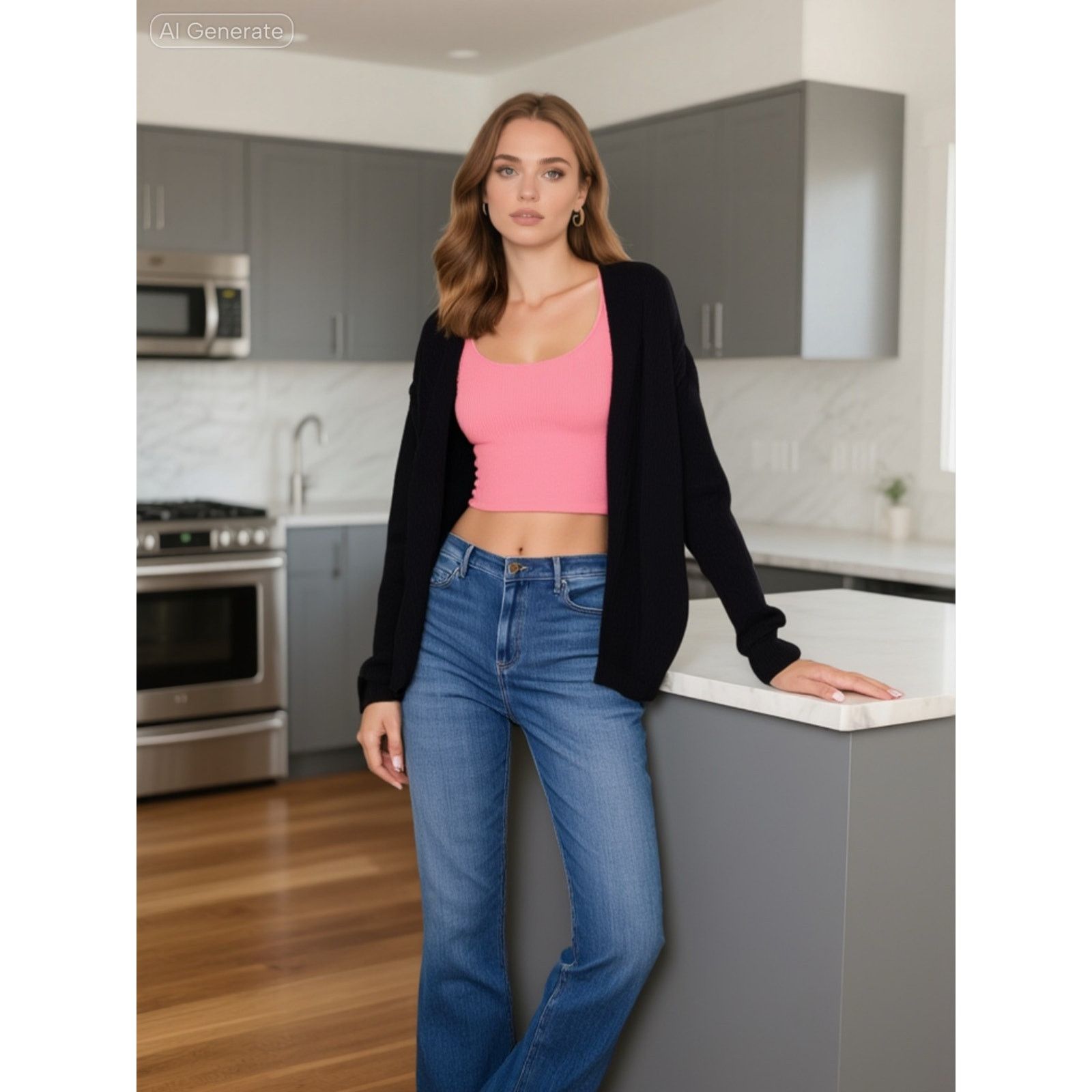 Paige PAIGE Cindy High Rise Straight Jeans – Size 31 – NWT Size 31" - 7 Thumbnail