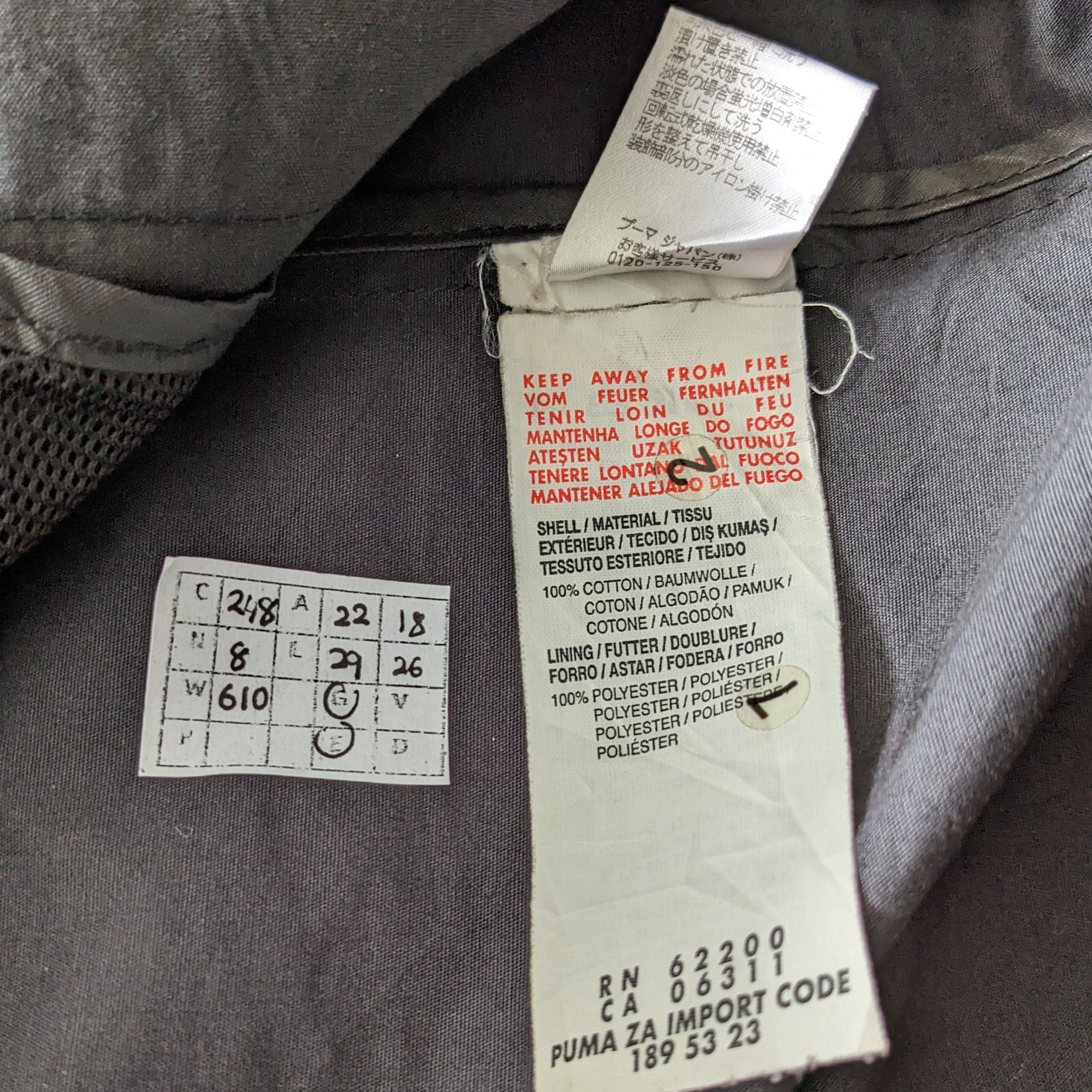 Puma Vintage PUMA By Hussein Chalayan Outdoor Designer Jacket Size US M / EU 48-50 / 2 - 7 Thumbnail