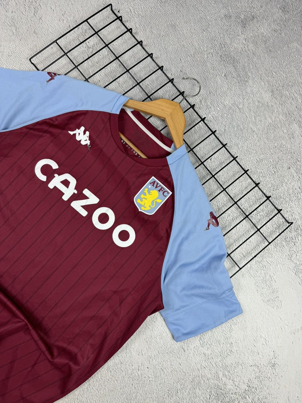 Kappa × Vintage Vintage Aston Villa 2020/21 Kappa Jersey Blokcore 2XL sz Size US XXL / EU 58 / 5 - 2 Thumbnail
