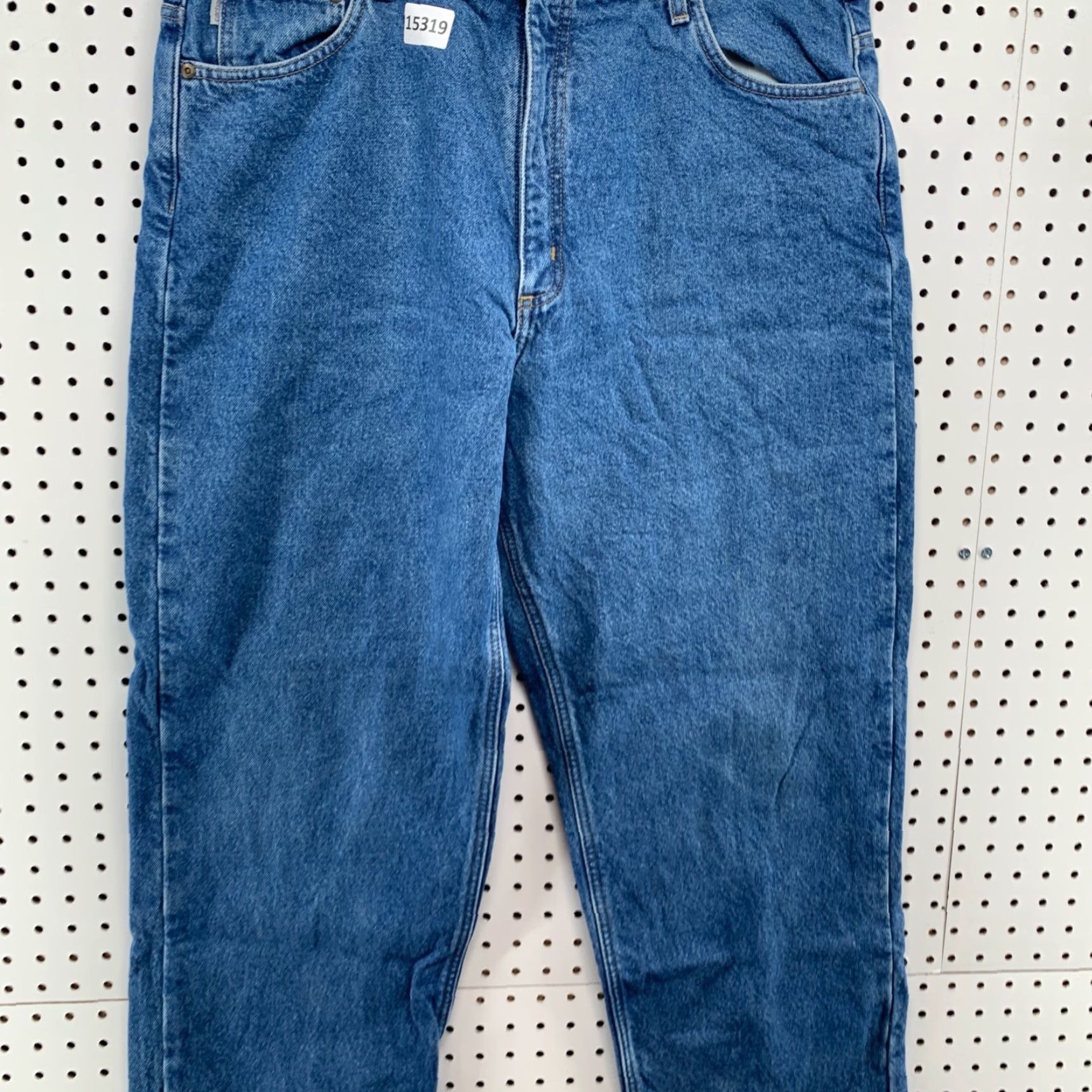Carhartt VINTAGE Carhartt Jeans Relaxed Fit Straight Leg Flannel Lined Blue 38x39 Mens Size US 38 / EU 54 - 4 Thumbnail