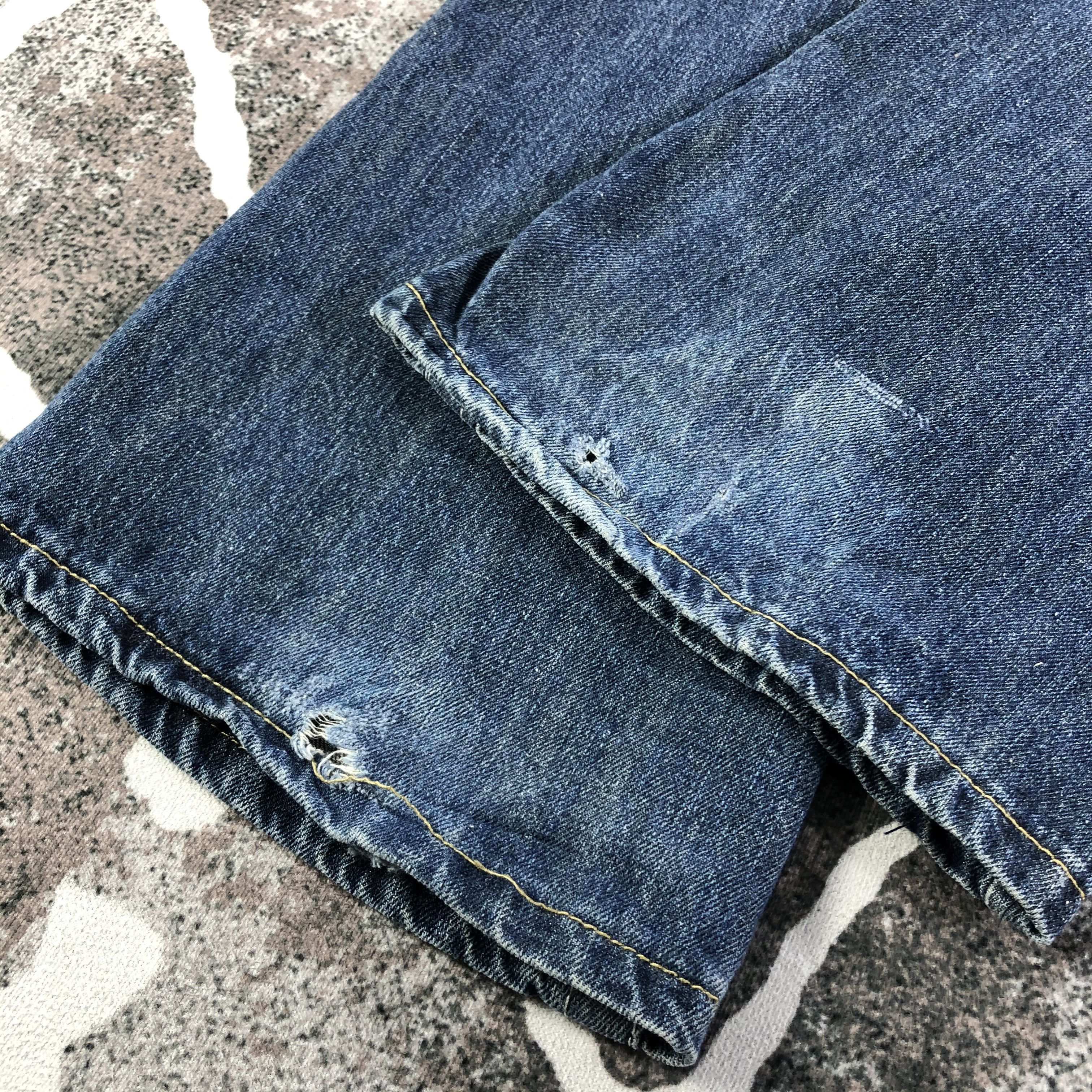Japanese Brand Distressed Japanese Brand Flared Jeans KJ2074 Size US 35 - 5 Thumbnail