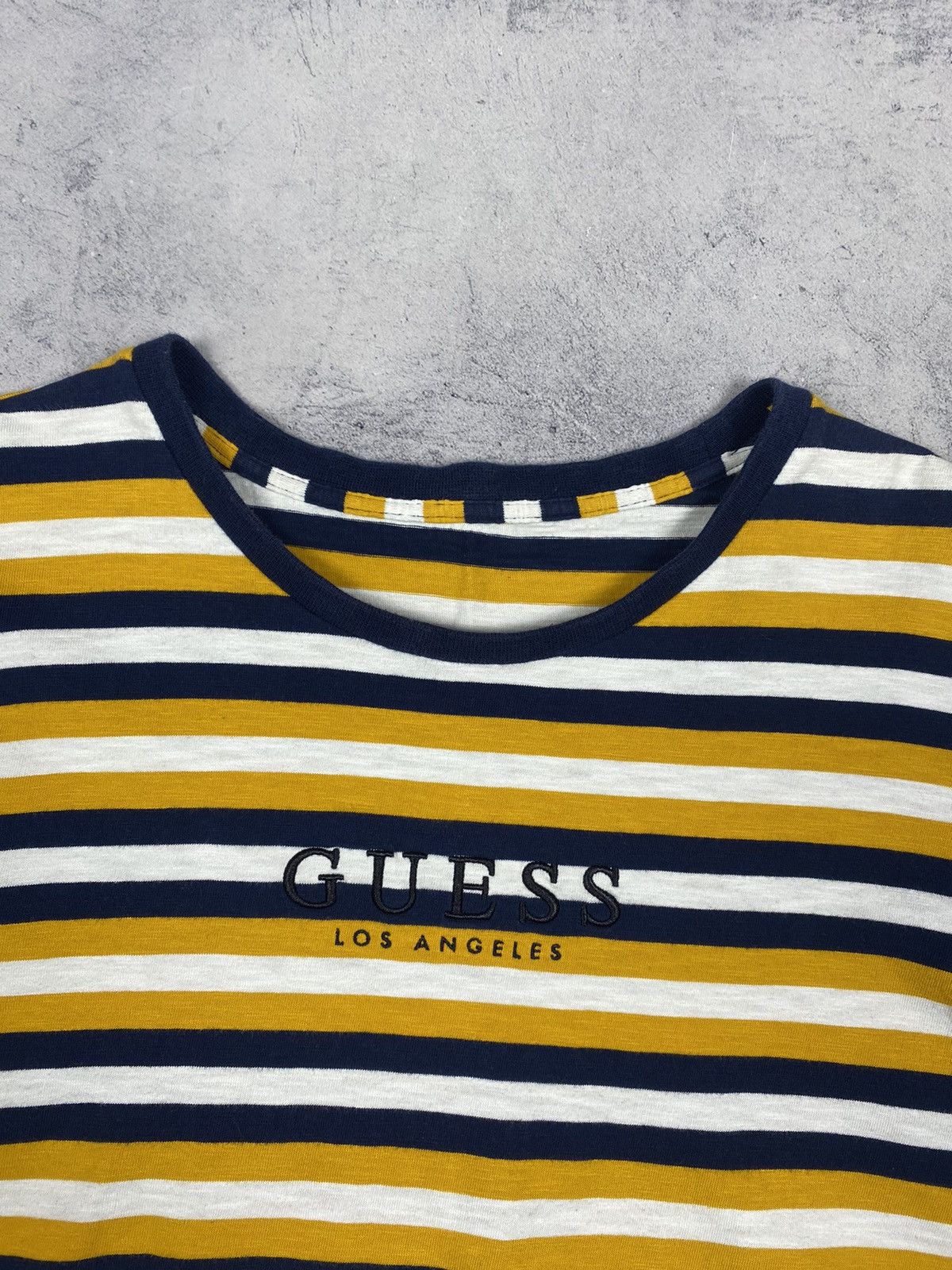 Guess Guess Los Angeles Striped T Shirt Size L / US 10 / IT 46 - 5 Thumbnail