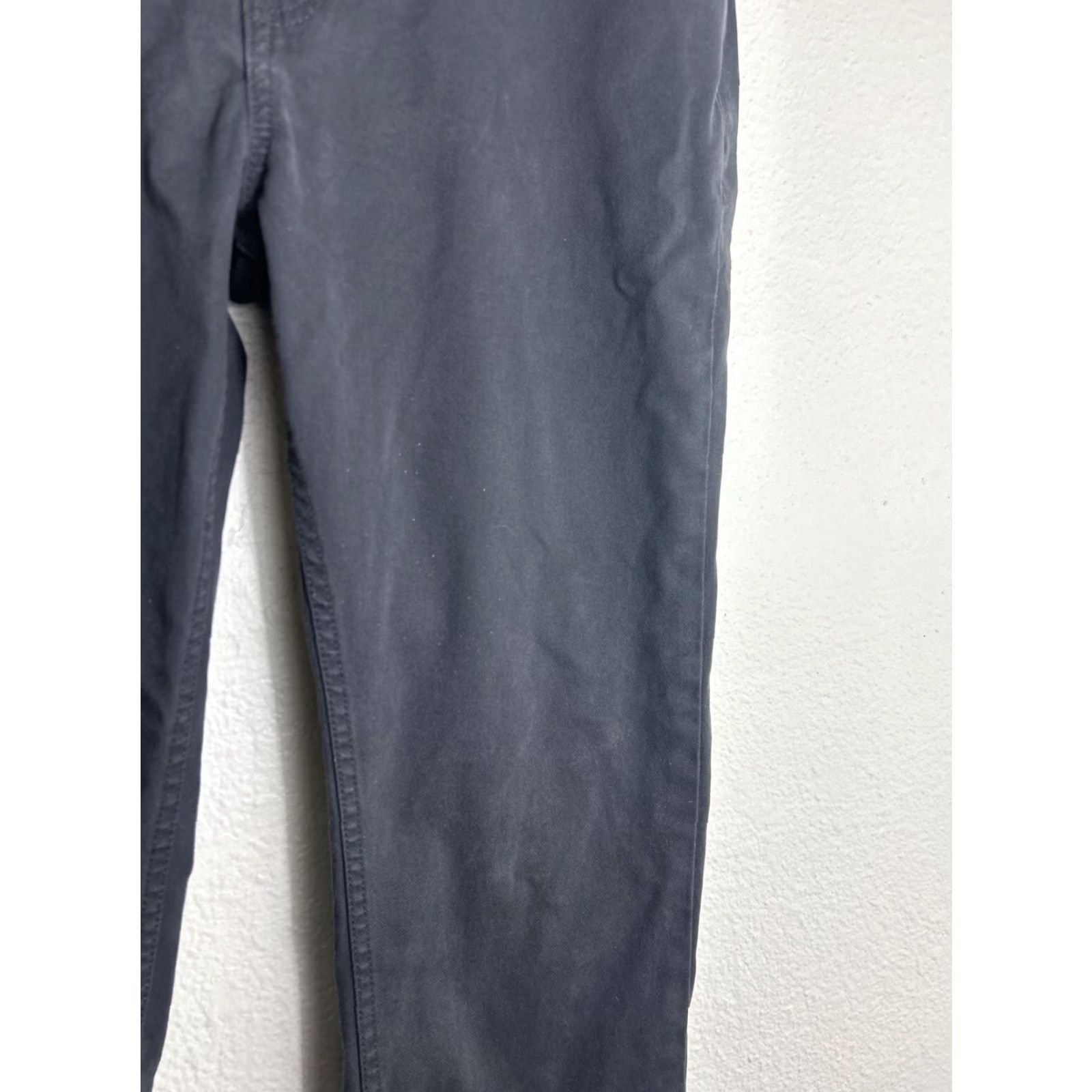 Banana Republic Banana Republic Mens Slim Travel Pants 33x32 Chino Charcoal Gray Slimming "Travel" Mens Size US 33 - 7 Thumbnail