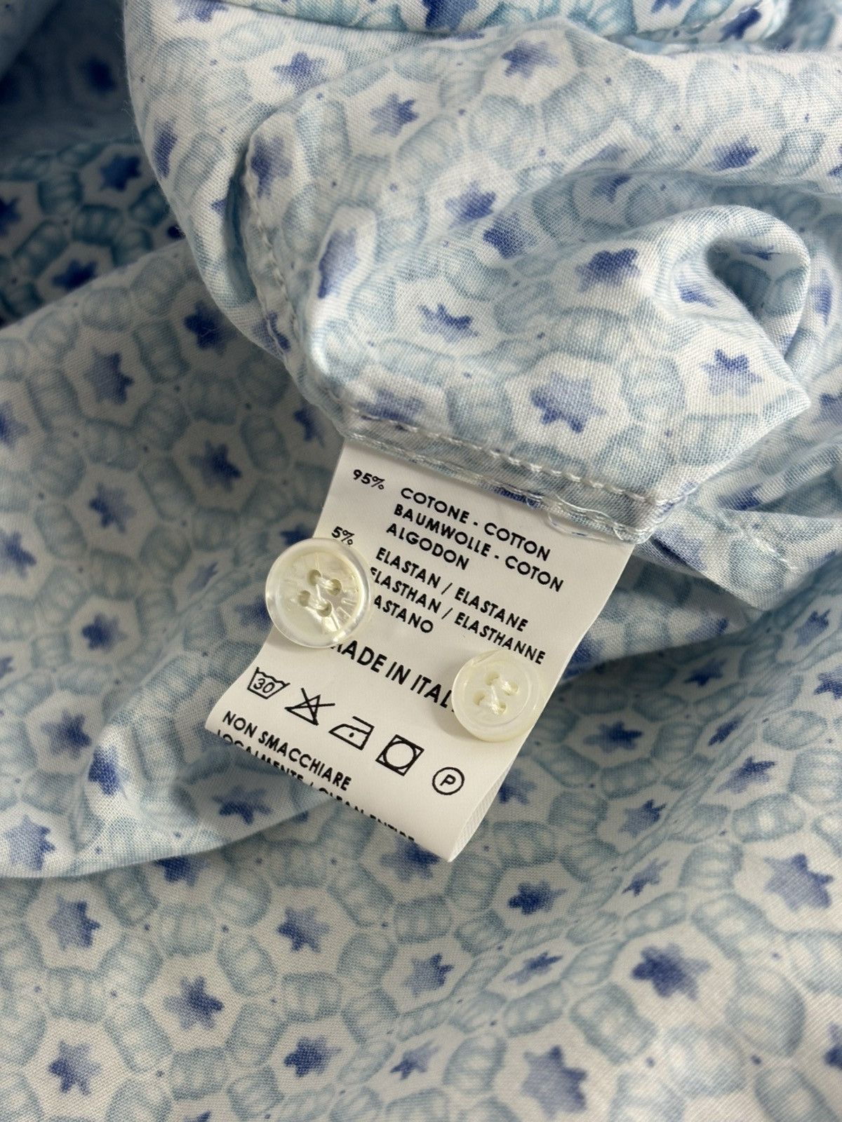 Fedeli Fedeli for Bongenie Grieder Luxury All Over Print Shirt Size US L / EU 52-54 / 3 - 17 Thumbnail